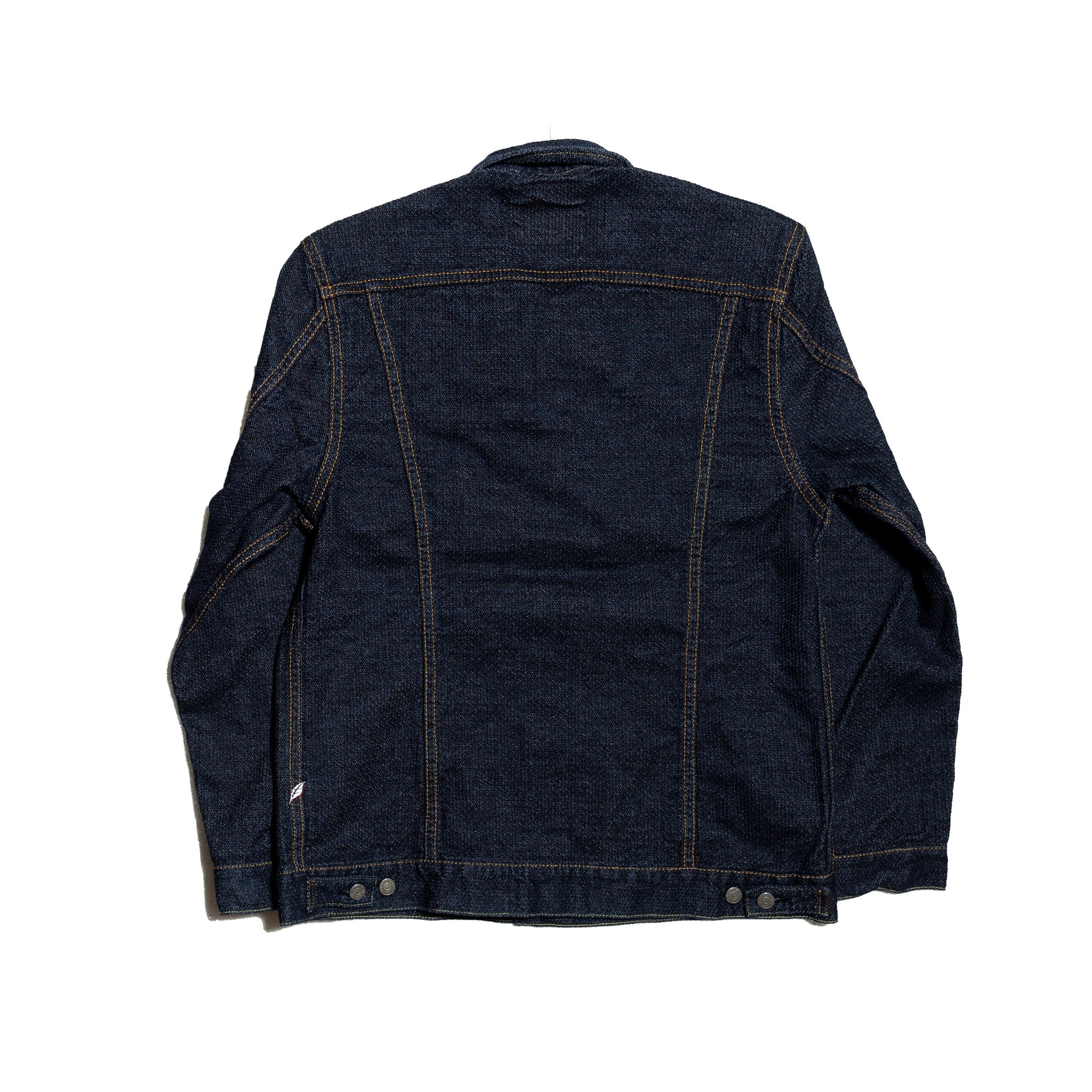 6117-ID SASHIKO TYPE 2 JACKET - INDIGO X INDIGO