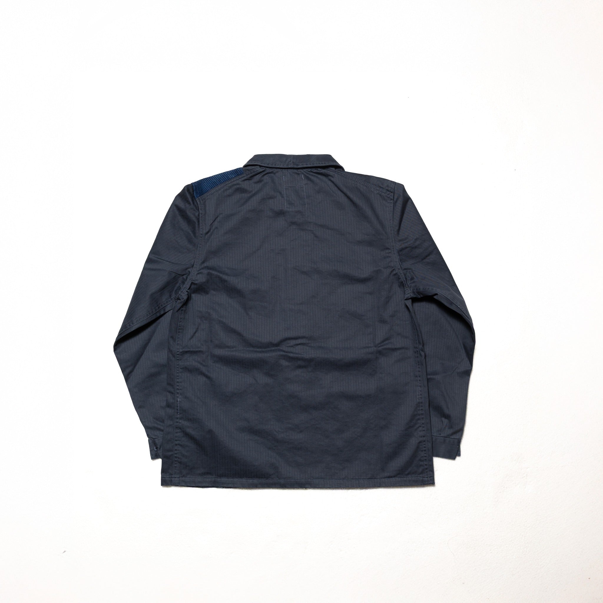 COTTON HBT PATCHWORK EURO WORK JACKET TYPE2 - NAVY