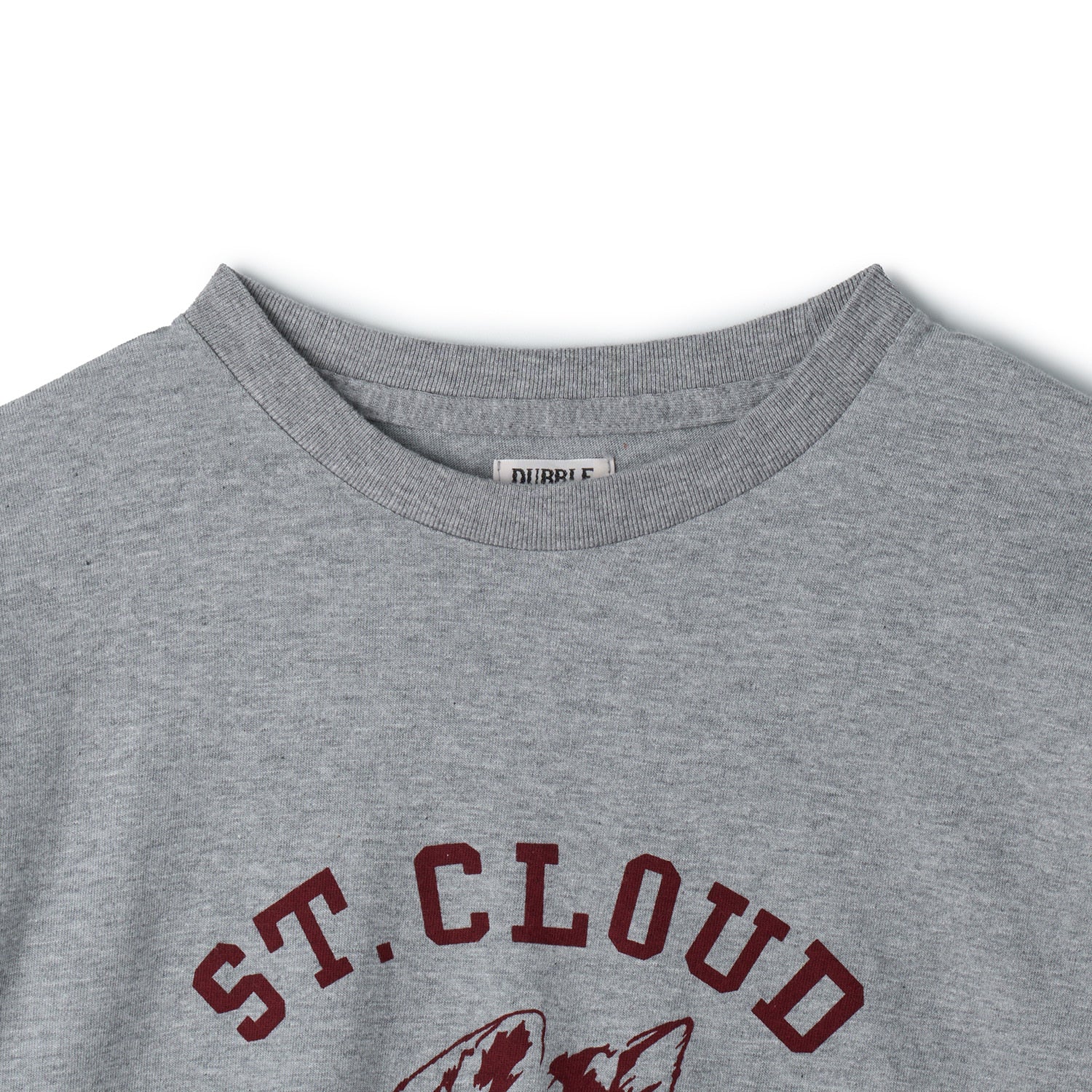 33005-03 Printed Tee "ST.CLOUD" - HEATHER GREY