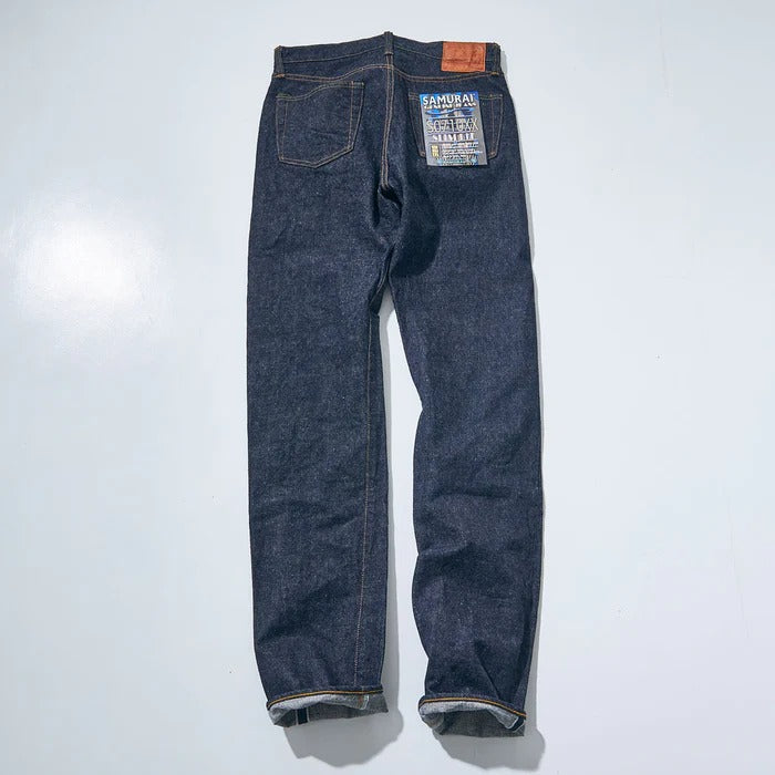 S0710XX 15oz SLIM STRAIGHT JEANS MID RISE - INDIGO