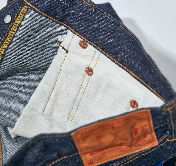 S0710XX 15oz SLIM STRAIGHT JEANS MID RISE - INDIGO
