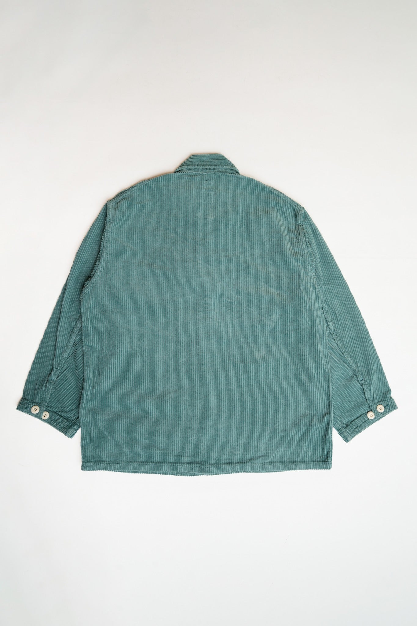 FATIGUE COVER JACKET (9W CORDUROY) - BLUE GREEN