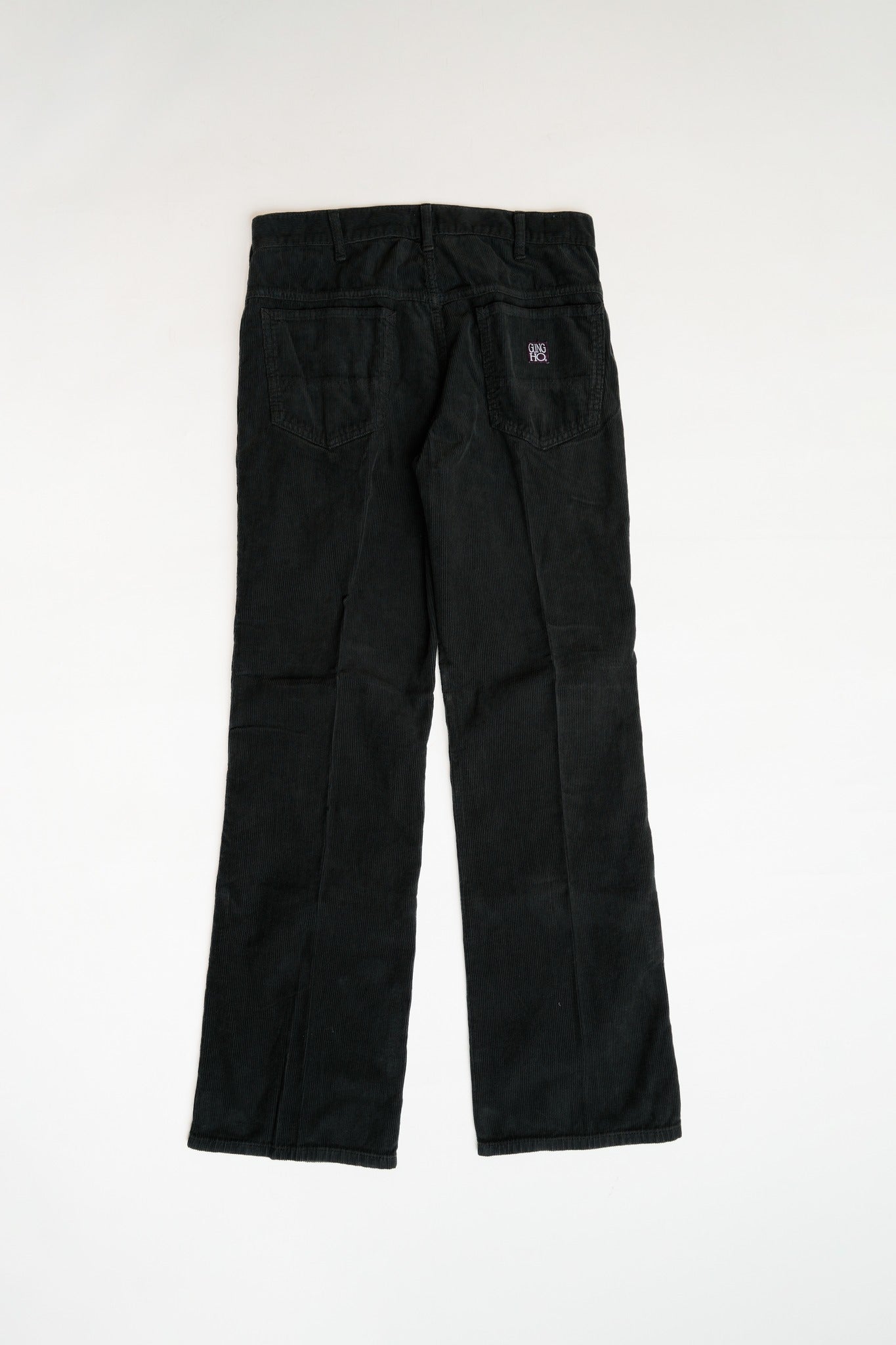 BOOTS CUT PANTS (14W CORDUROY) - BLACK