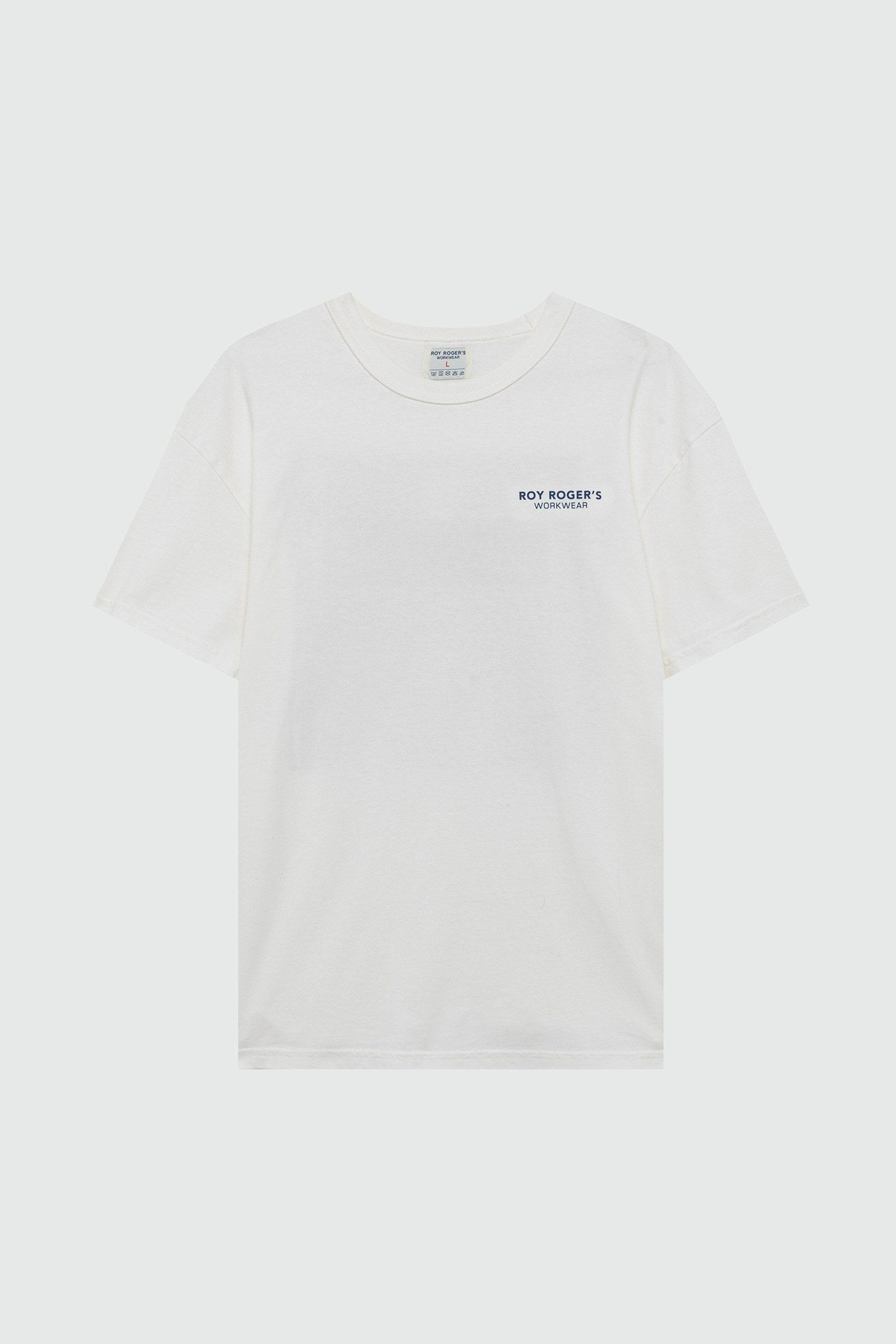 T-SHIRT ROY ROGER'S WORKWEAR JERSEY WORK JACKET - OFF WHITE