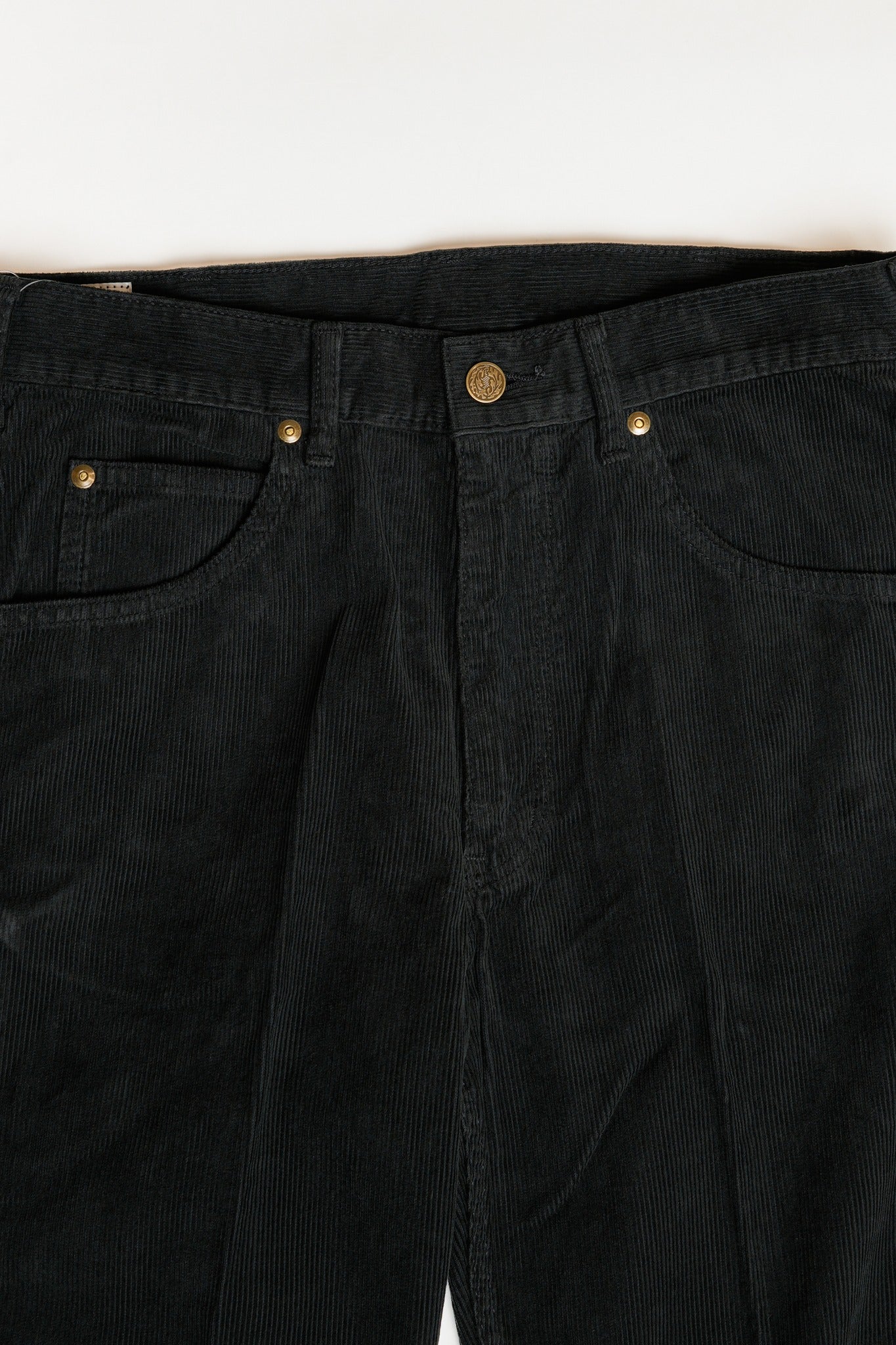 BAGGY PANTS (9W CORDUROY) - BLACK