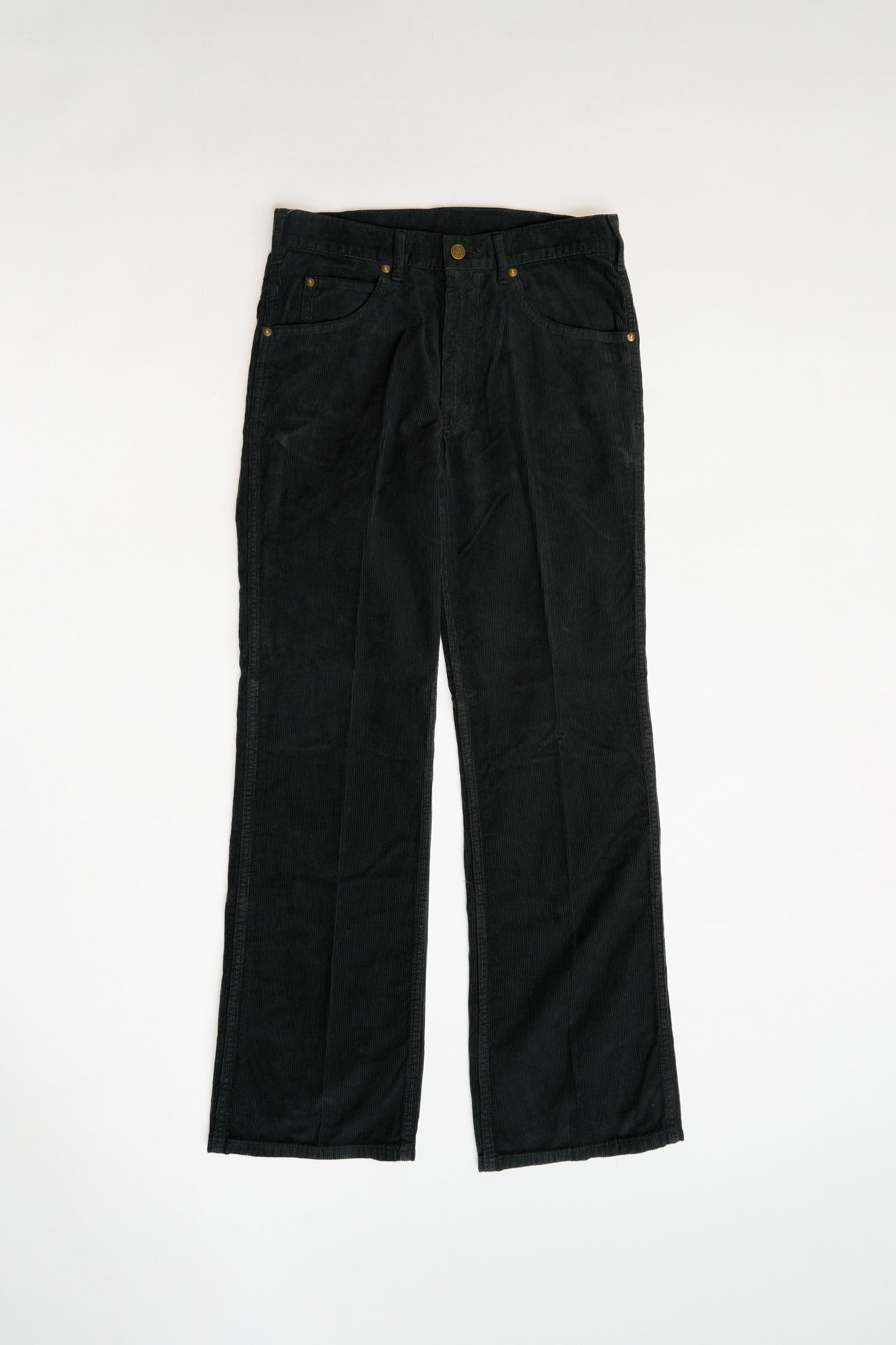 BOOTS CUT PANTS (14W CORDUROY) - BLACK