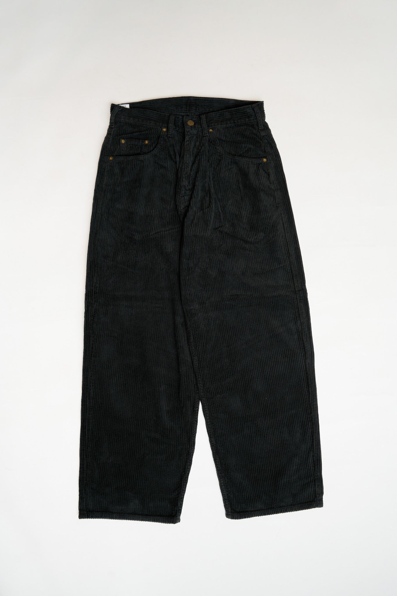 BAGGY PANTS (9W CORDUROY) - BLACK
