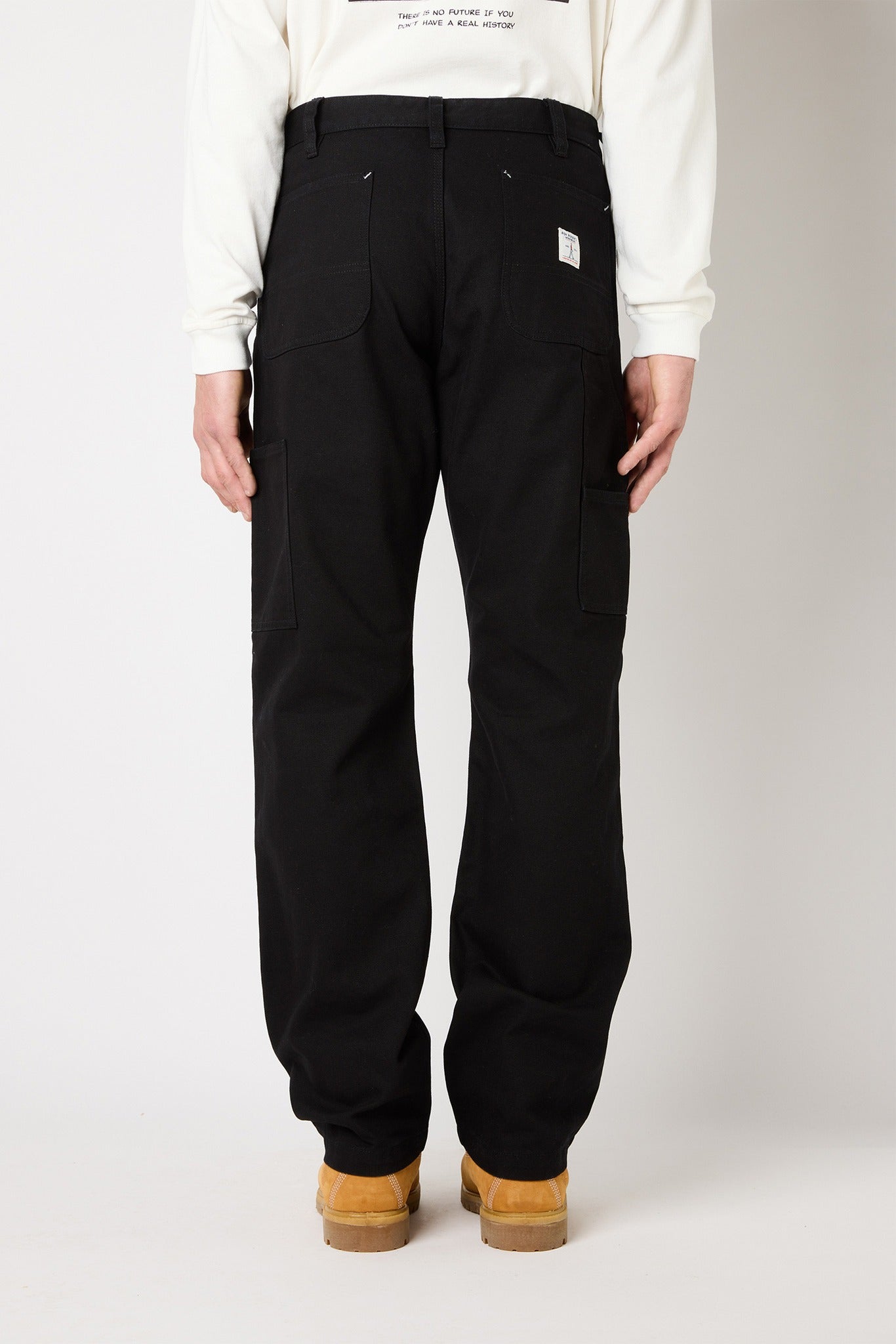 STATEMENT DOUBLE KNEE PANT ROY ROGER'S WORKWEAR - BLACK