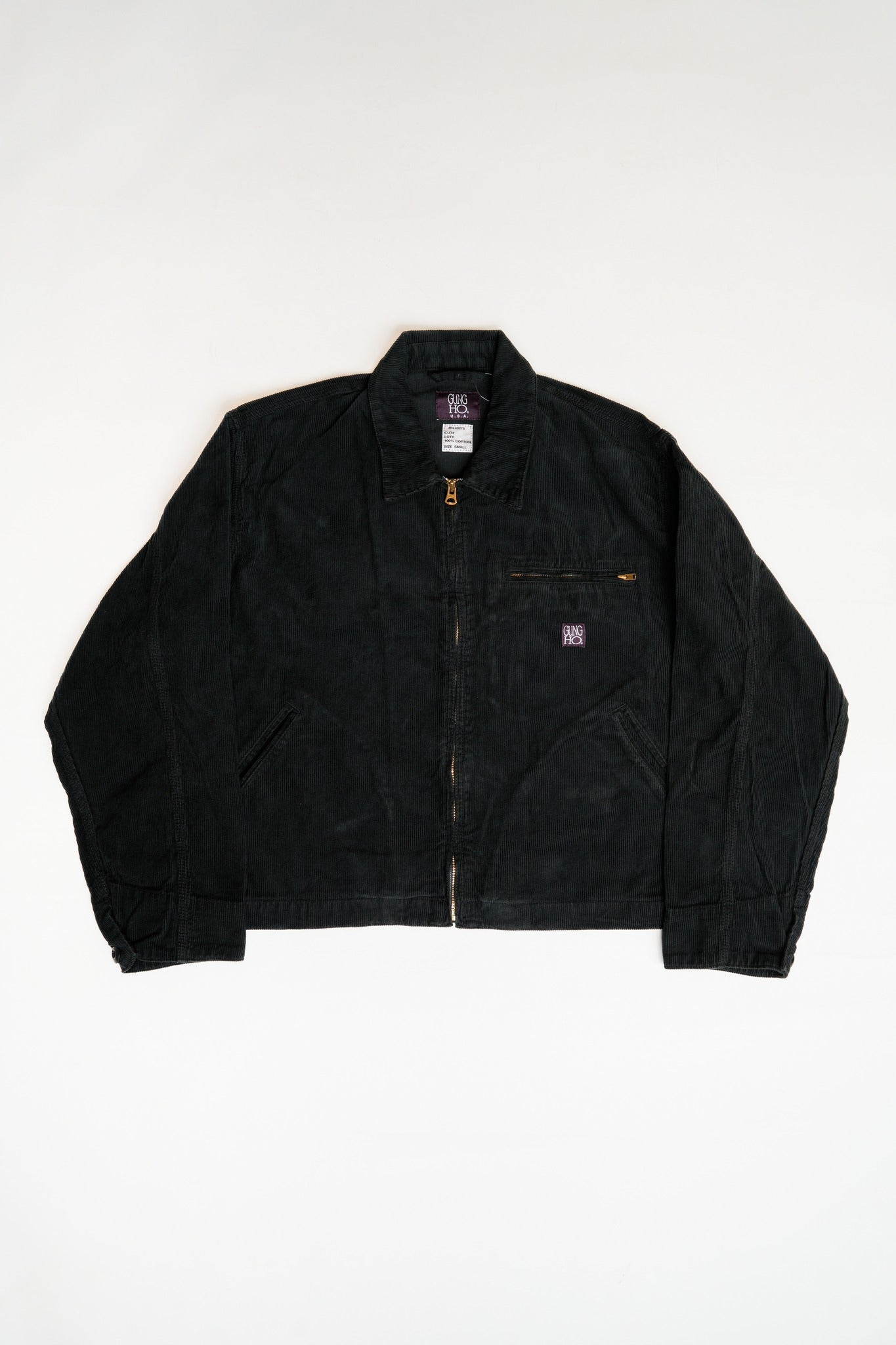WORK JACKET (14W CORDUROY) - BLACK