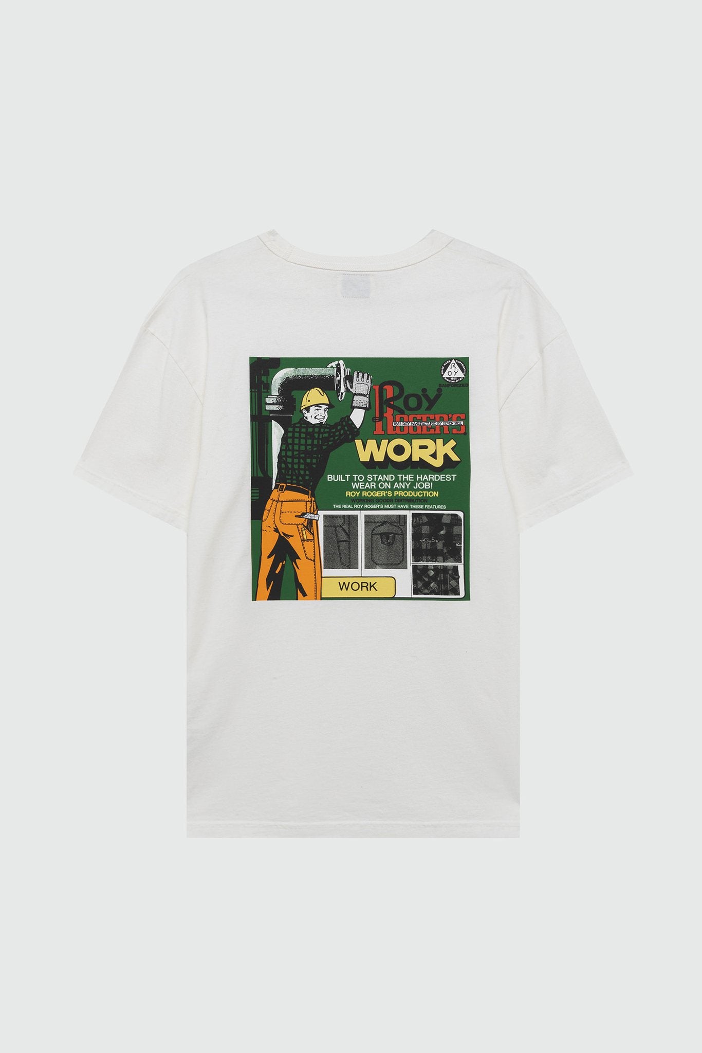 T-SHIRT ROY ROGER'S WORKWEAR JERSEY CARPENTER - OFF WHITE