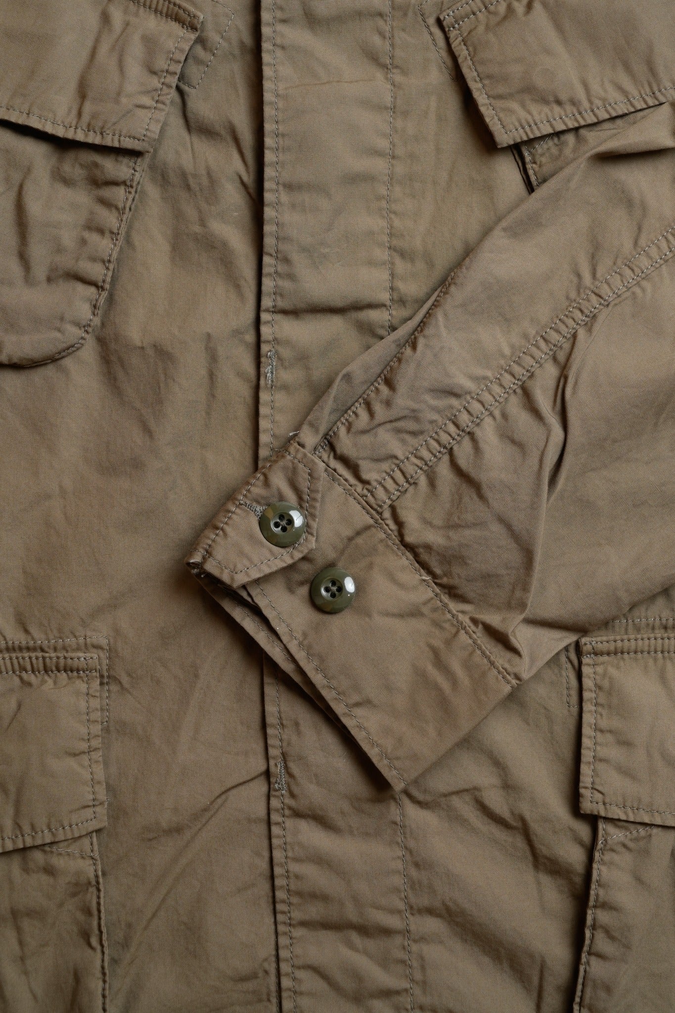 COTTON POPLIN JUNGLE FATIGUE JACKET GEN3 - GREEN