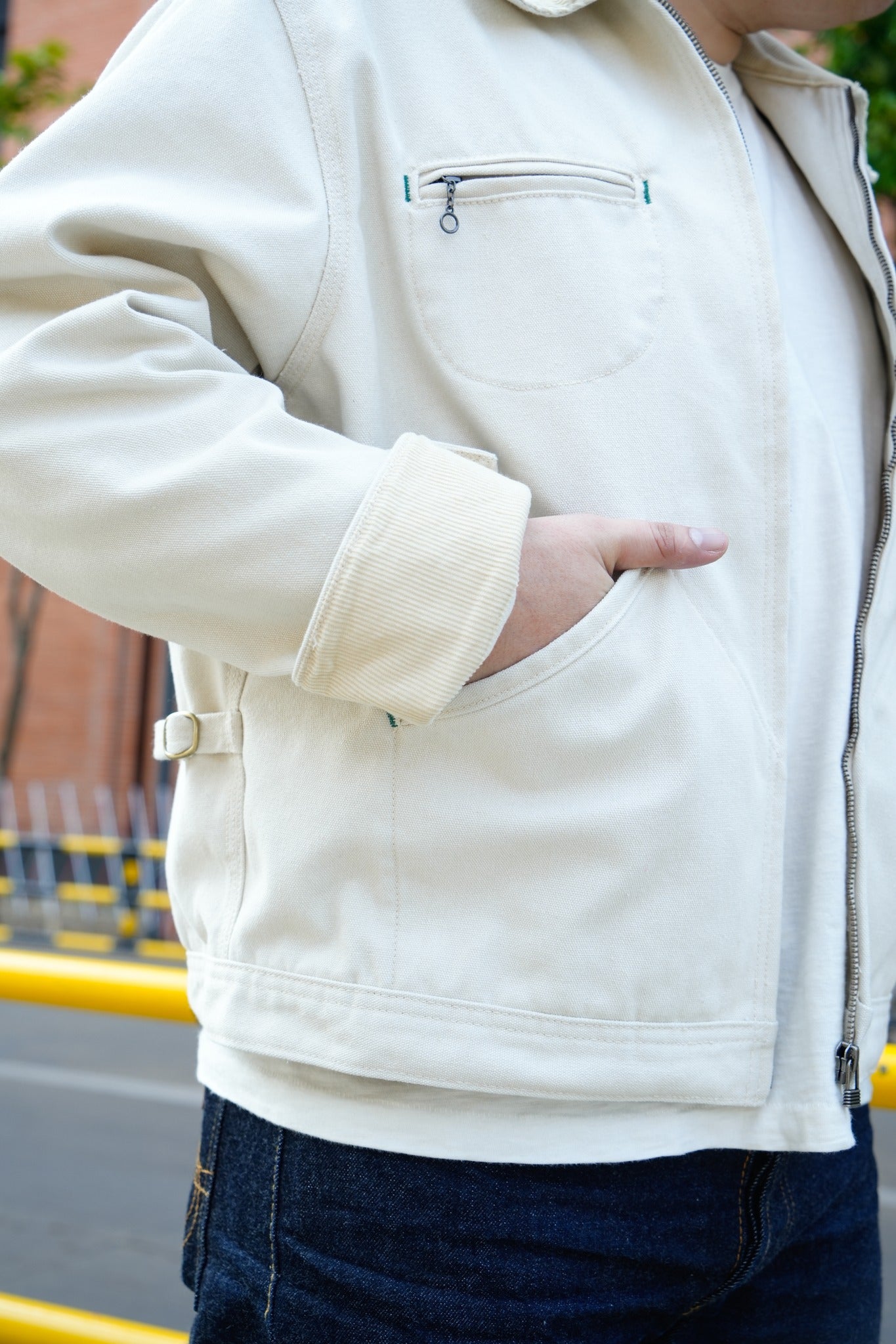 Barn Jacket - Off White Canvas