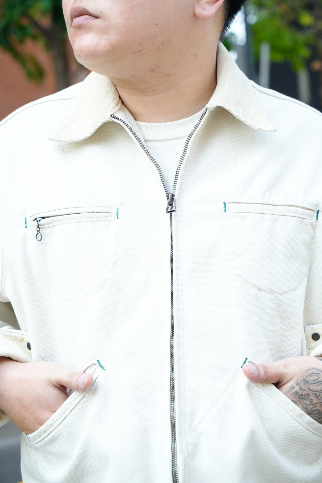 Barn Jacket - Off White Canvas