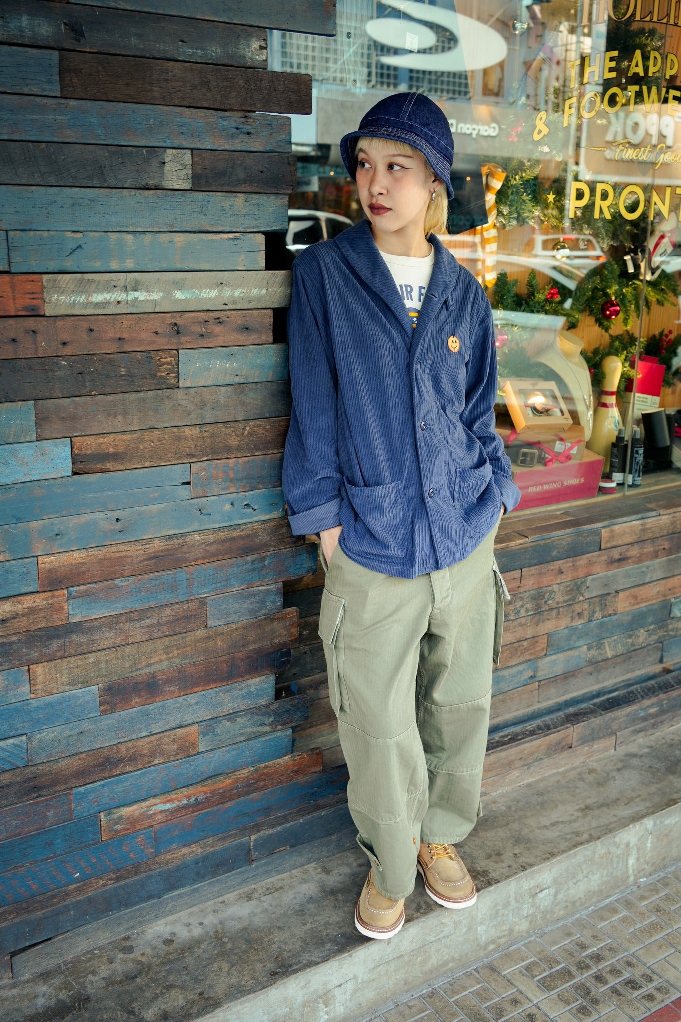 COTTON HBT FRENCH M-47 STYLE PANTS - GREEN