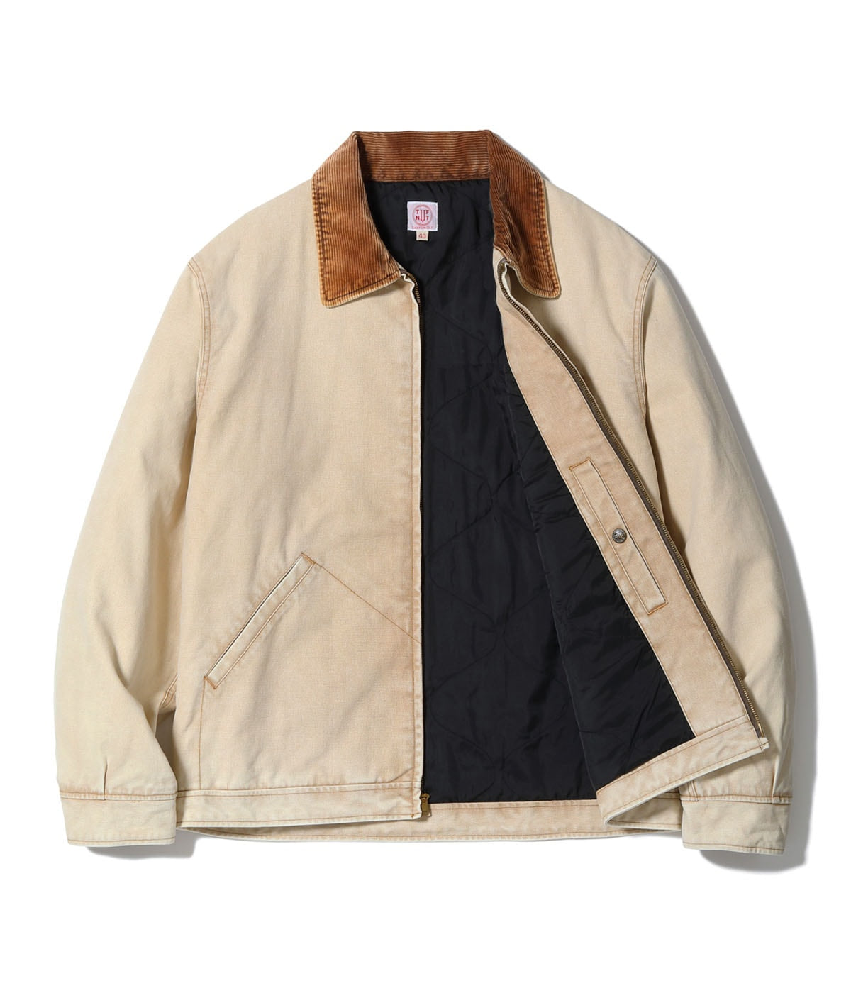 TN15781H TUF-NUT COTTON DUCK WORK JACKET AGING MODEL - CAMEL