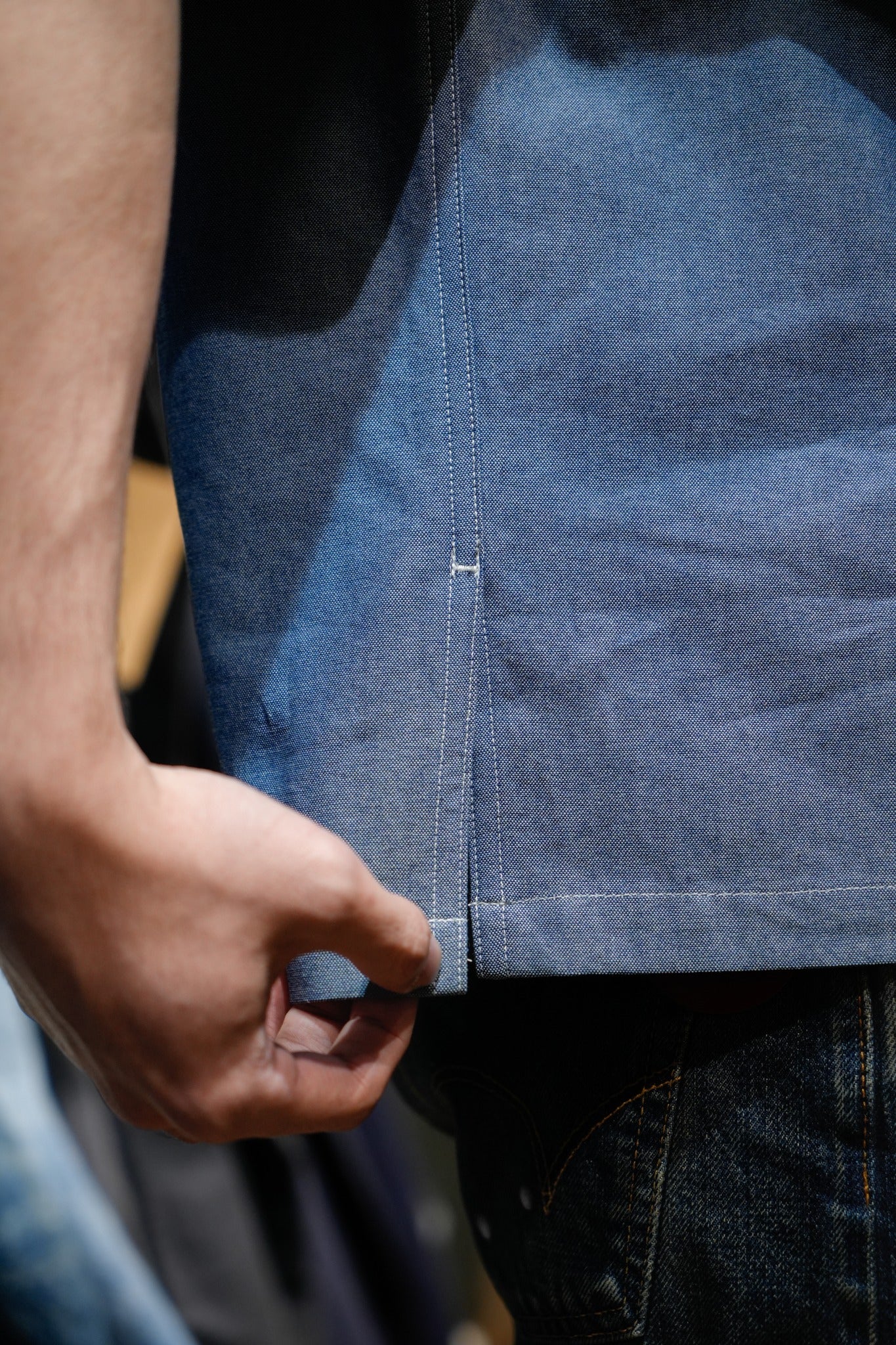 DAILY SHIRT - INDIGO CHAMBRAY