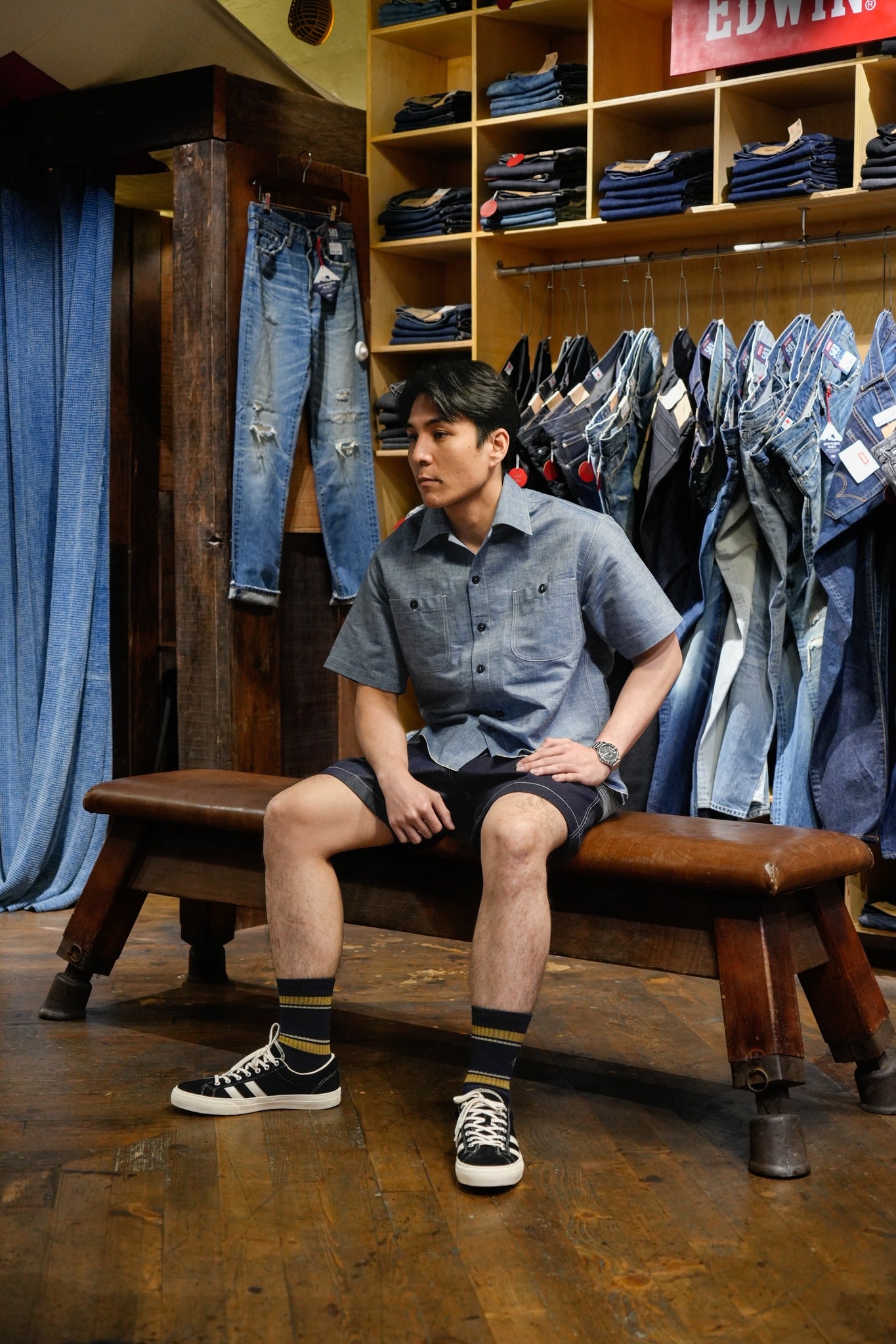 DAILY SHIRT - SELVEDGE IND CHAMBRAY