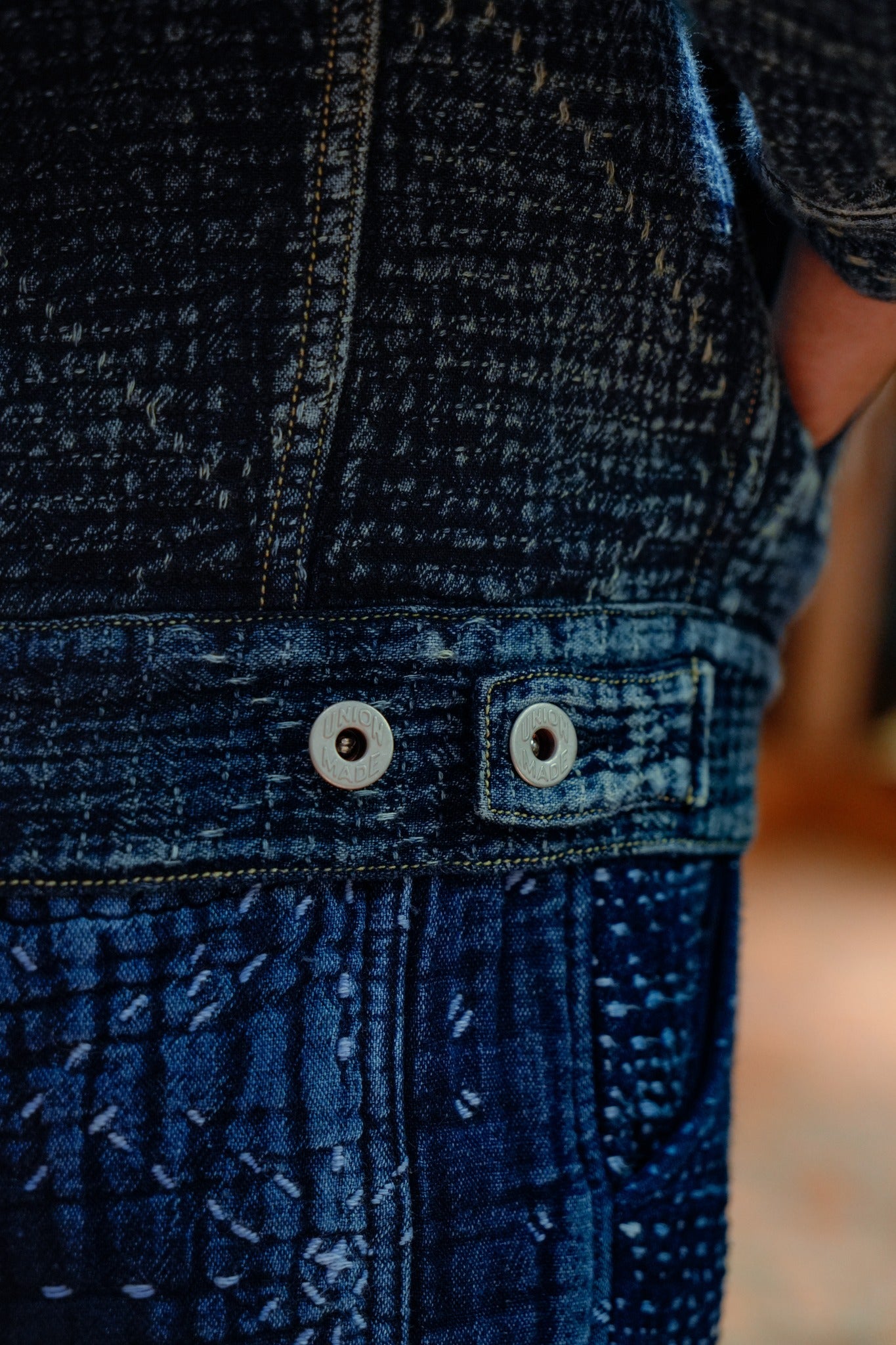 LIGHTWEIGHT SASHIKO TYPE-3 JACKET - INDIGO