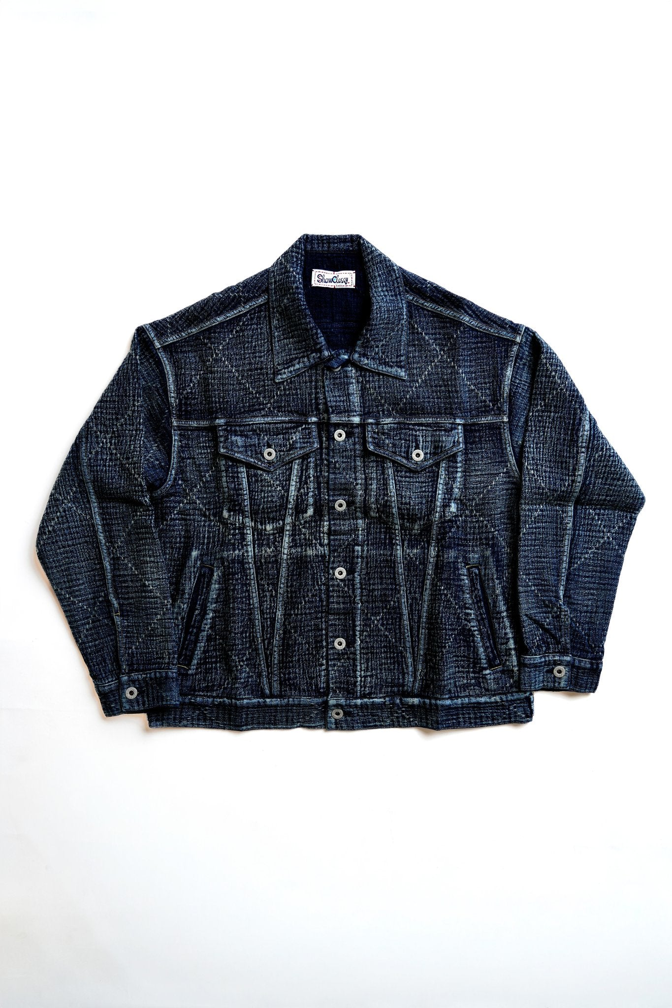 LIGHTWEIGHT SASHIKO TYPE-3 JACKET - INDIGO