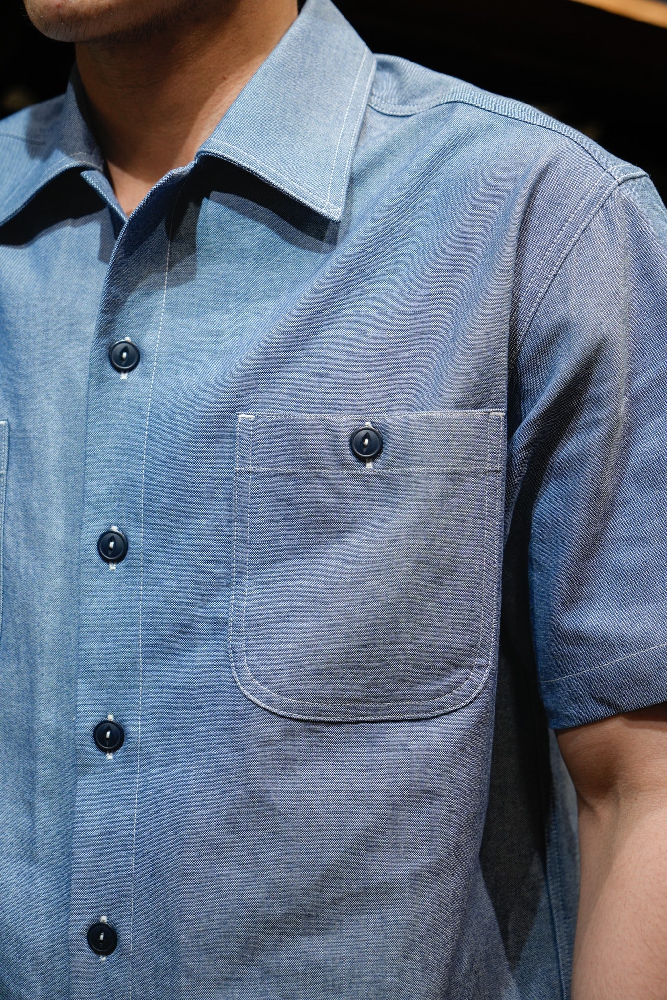 DAILY SHIRT - INDIGO CHAMBRAY