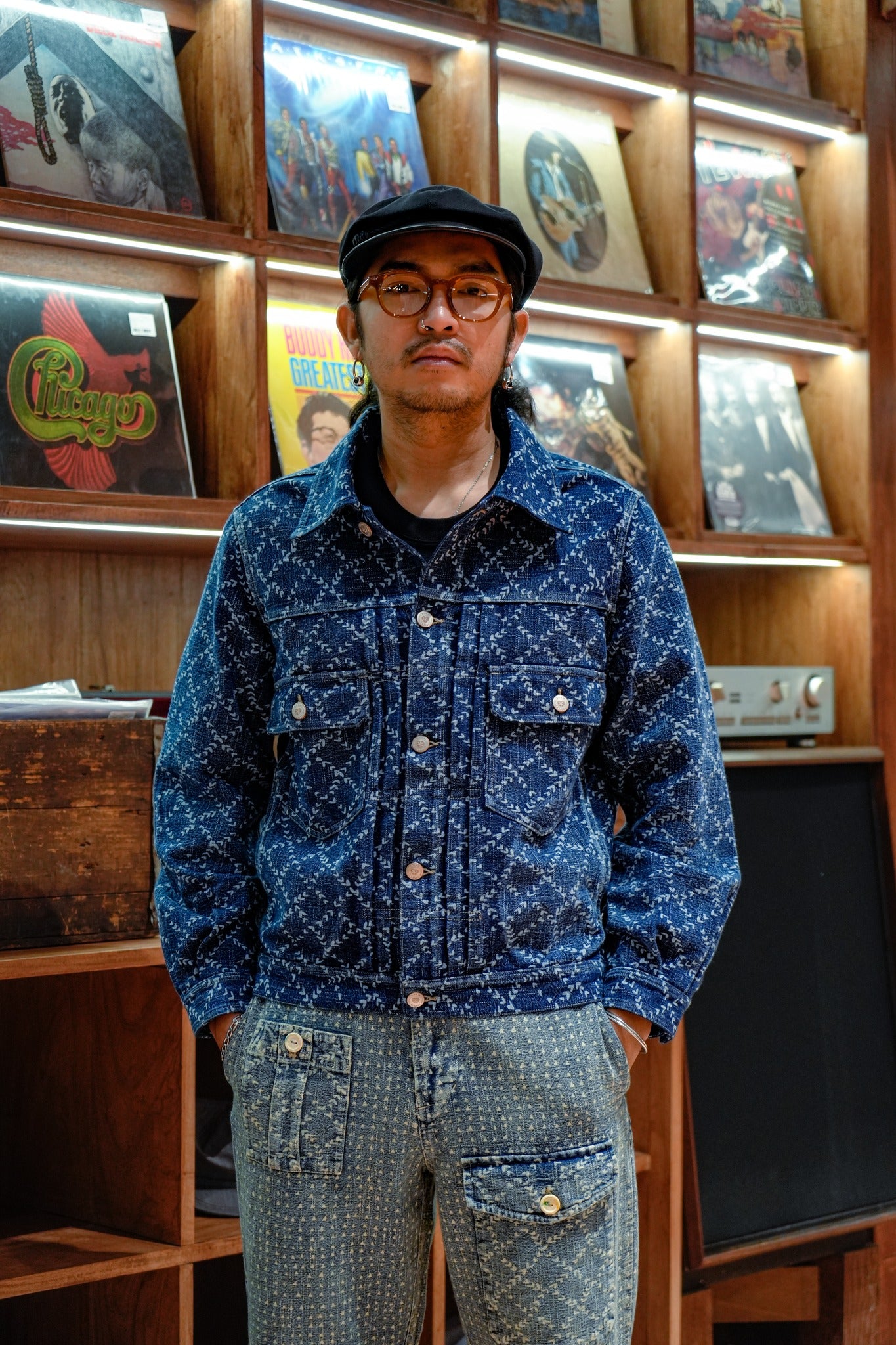 LOVE WABASH ZIMBABWE COTTON 101JACKET - INDIGO