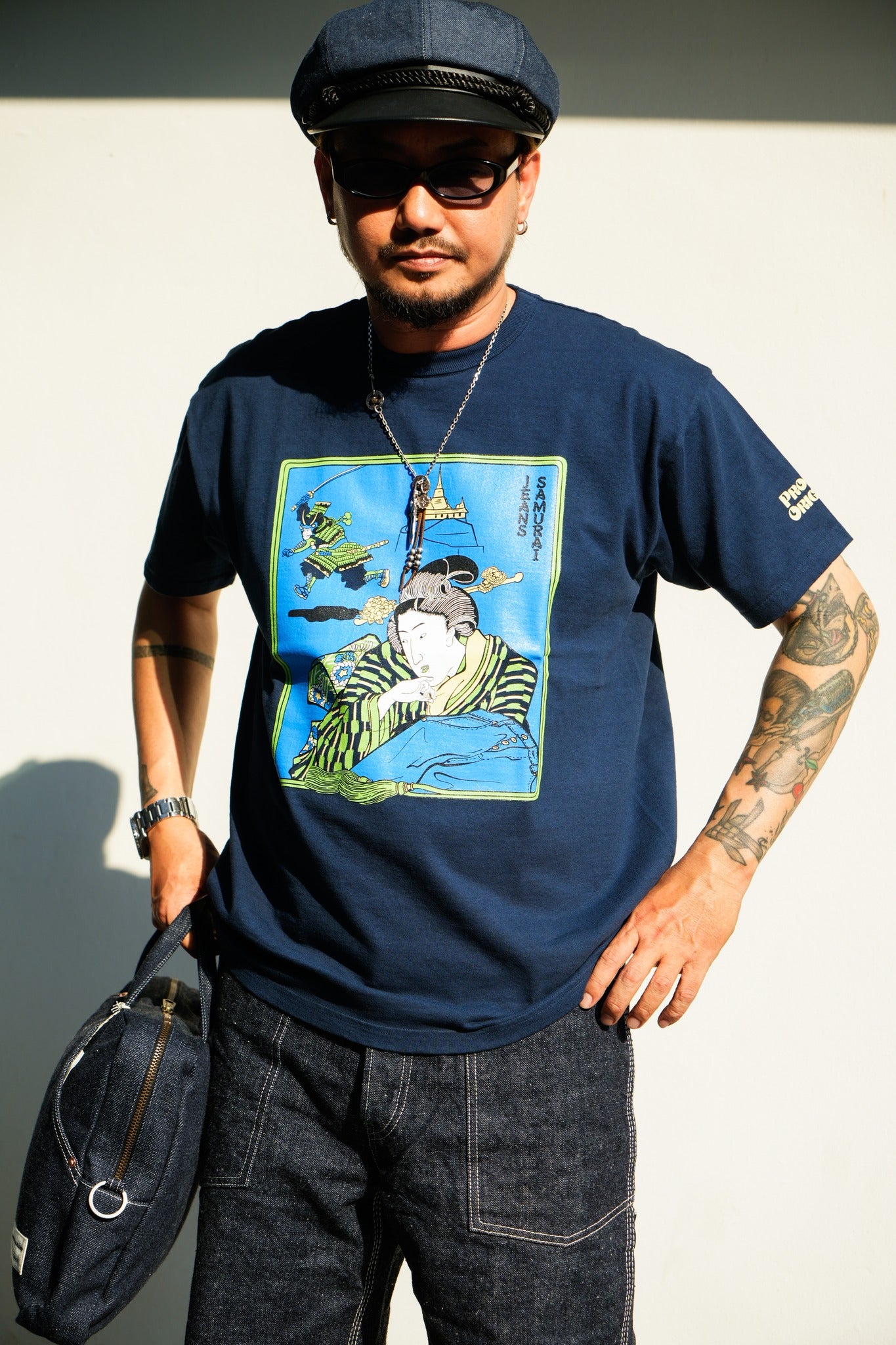 SJPOT02 RUNNING MAN - NAVY