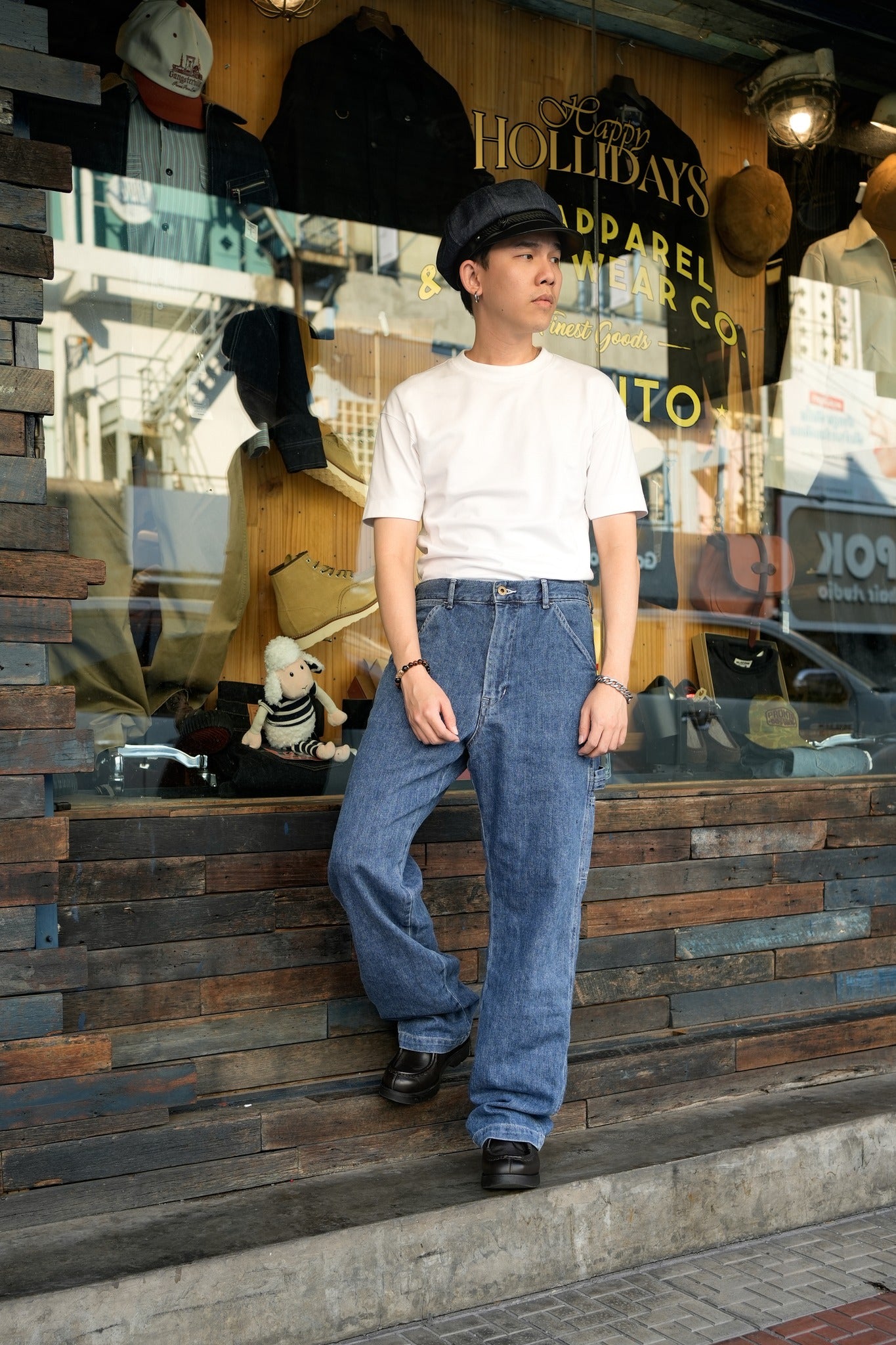 JBPT1030 PAINTER PANTS - DENIM - MEDIUM INDIGO