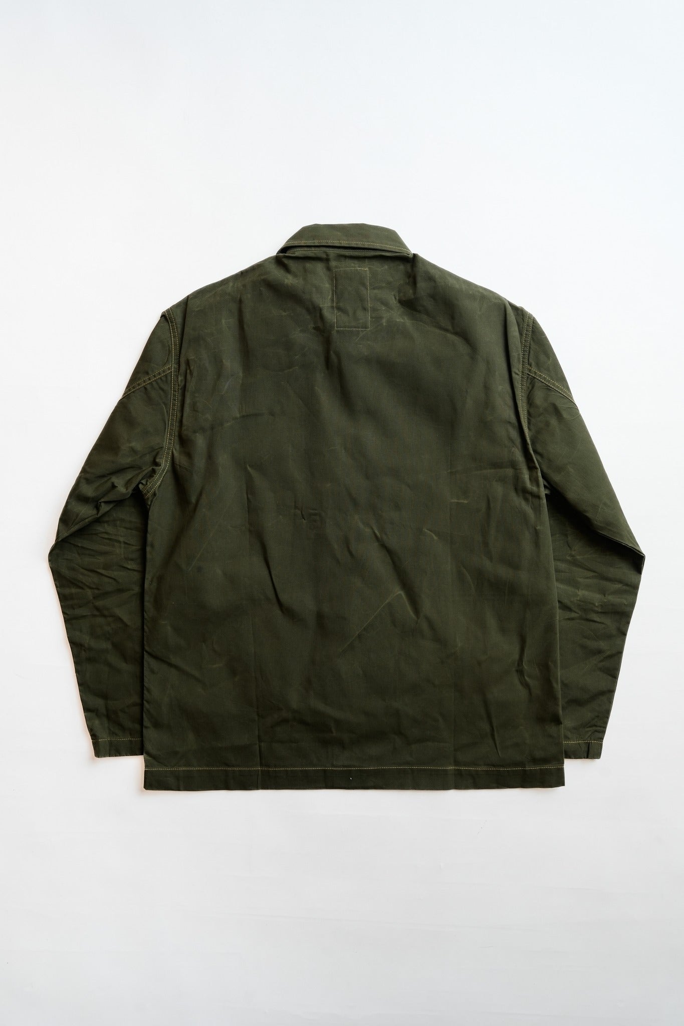 P44 Utility Shirt - Olive Tin cloth