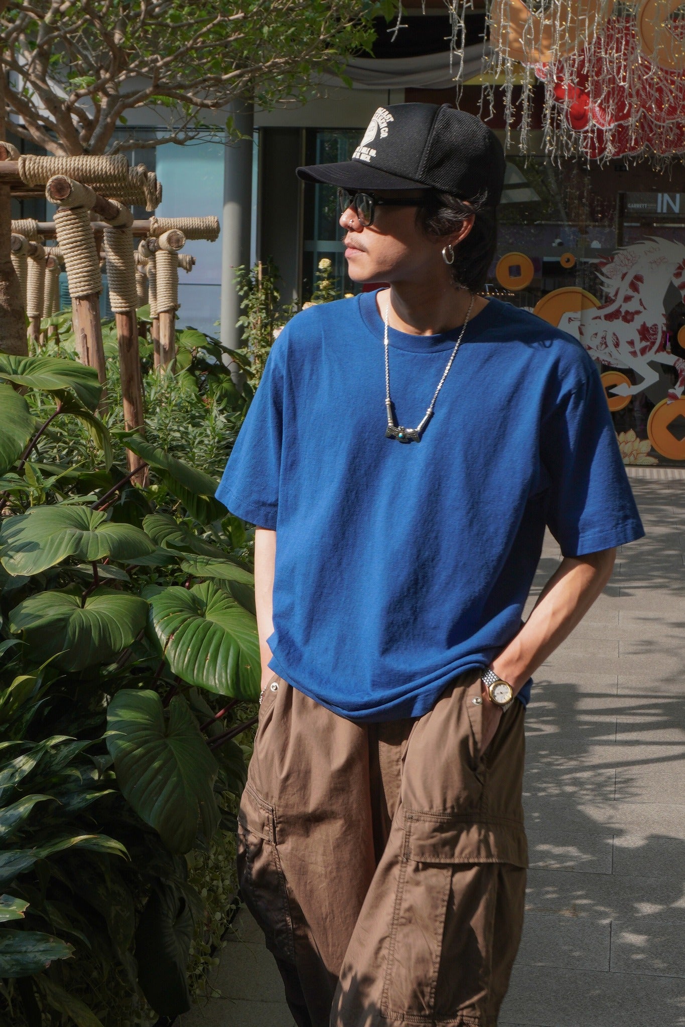 6oZ PRINTABLE TUBE TEE S/S - DARK INDIGO