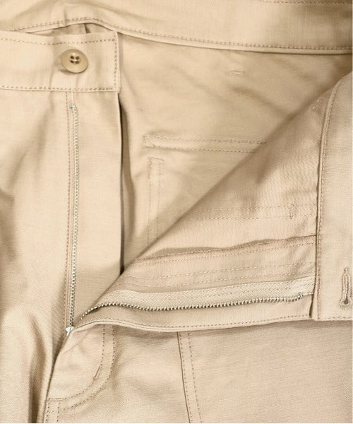 4POCKETS FATIGUE WIDE TROUSER - BEIGE