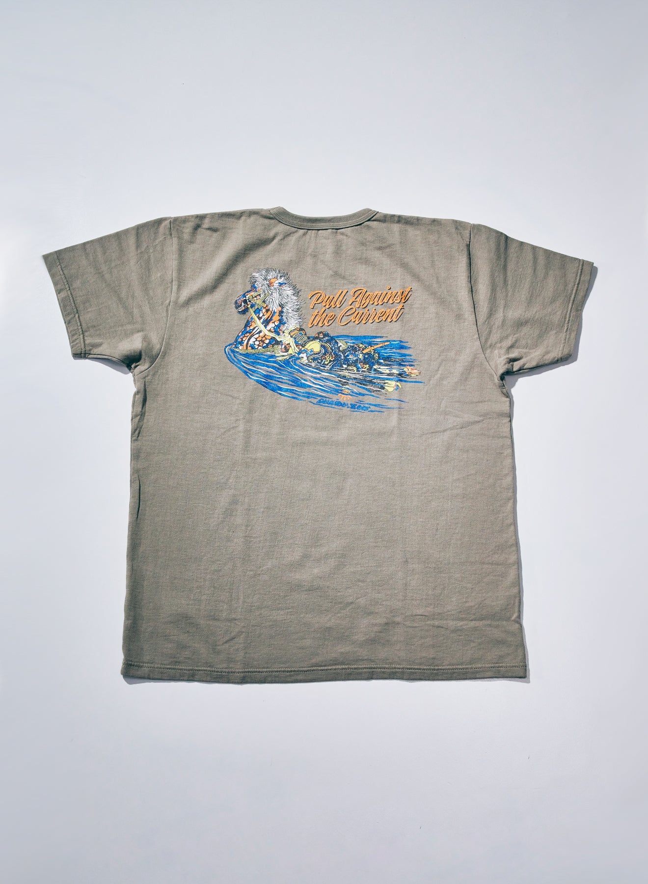 SJST26-106 (Aged Cotton Inlay Loopwheel T-Shirt) - CONCRETE GRAY