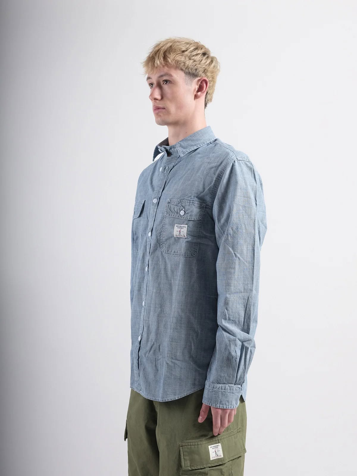 Utility shirt Chambray SW - Indaco
