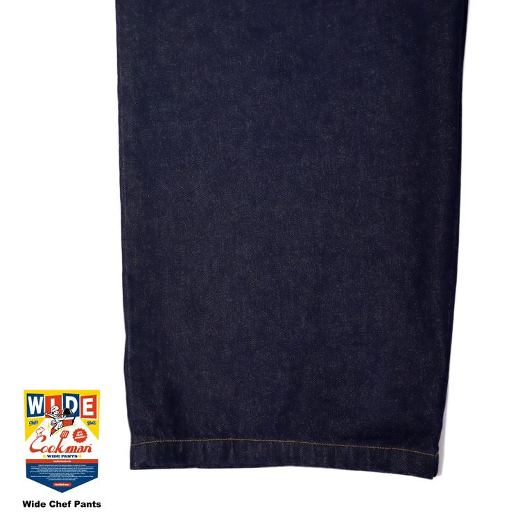 WIDE CHEF PANTS DENIM - NAVY