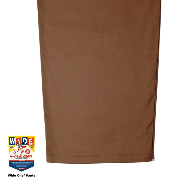 WIDE CHEF PANTS - CHOCOLATE
