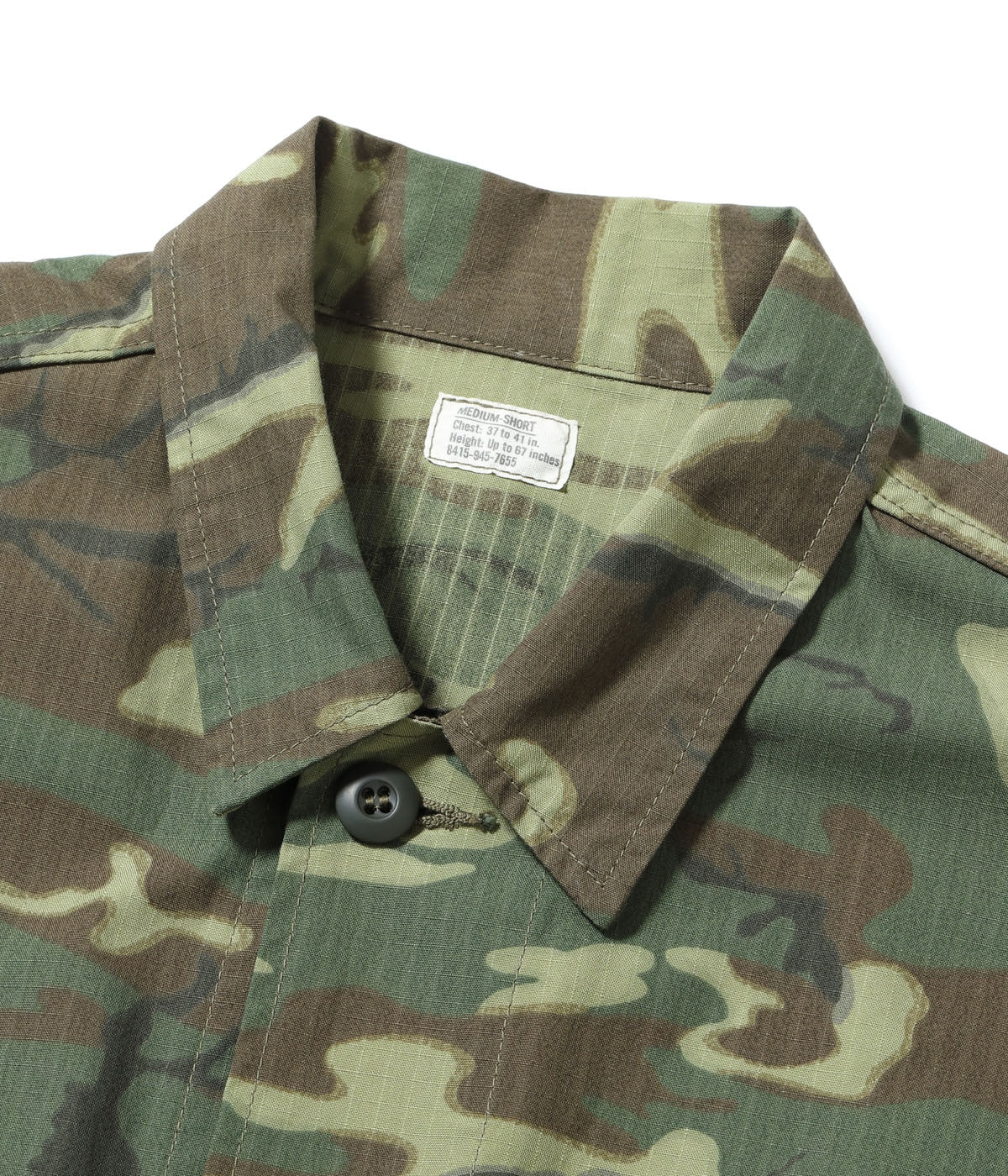 BR15691 COAT MAN'S CAMOUFLAGE COTTON WIND RESISTANT POPLIN CLASS 2 - CAMOUFLAGE