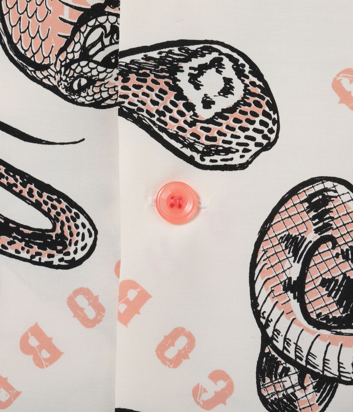 SH39488 HIGH DENSITY RAYON OPEN SHIRT “KING COBRA” by VINCE RAY - PINK