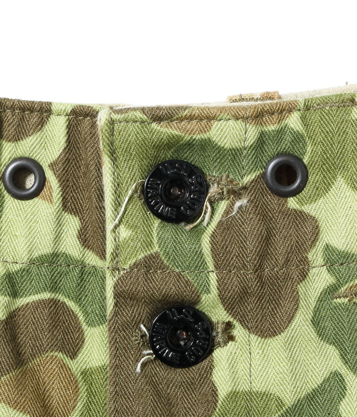 BR42634 US MARINE CORPS TROUSERS, HERRINGBONE, CAMOUFLAGED P-44 - CAMOUFLAGE