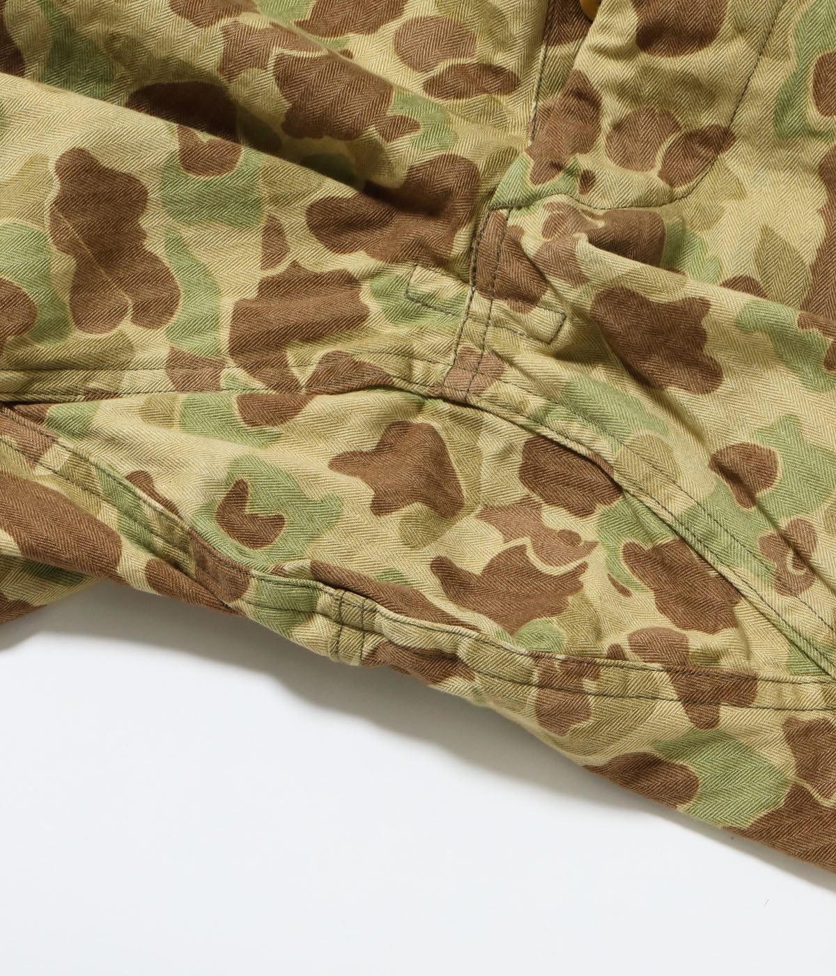 BR52660 TROUSERS, HERRINGBONE TWILL CAMOUFLAGE SHORTS - CAMOUFLAGE