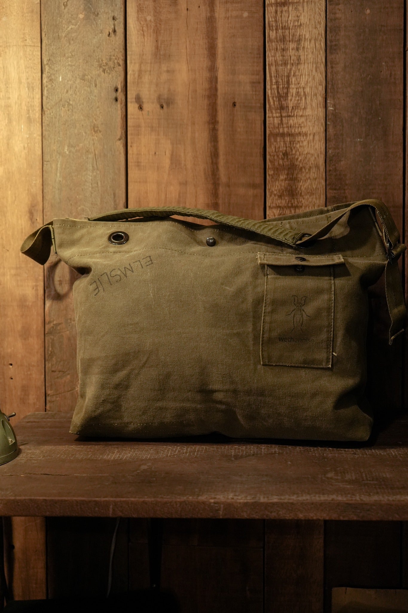 US MILITARY VINTAGE DUFFLE BAG REMAKE SHOULDER BAG - VINTAGE