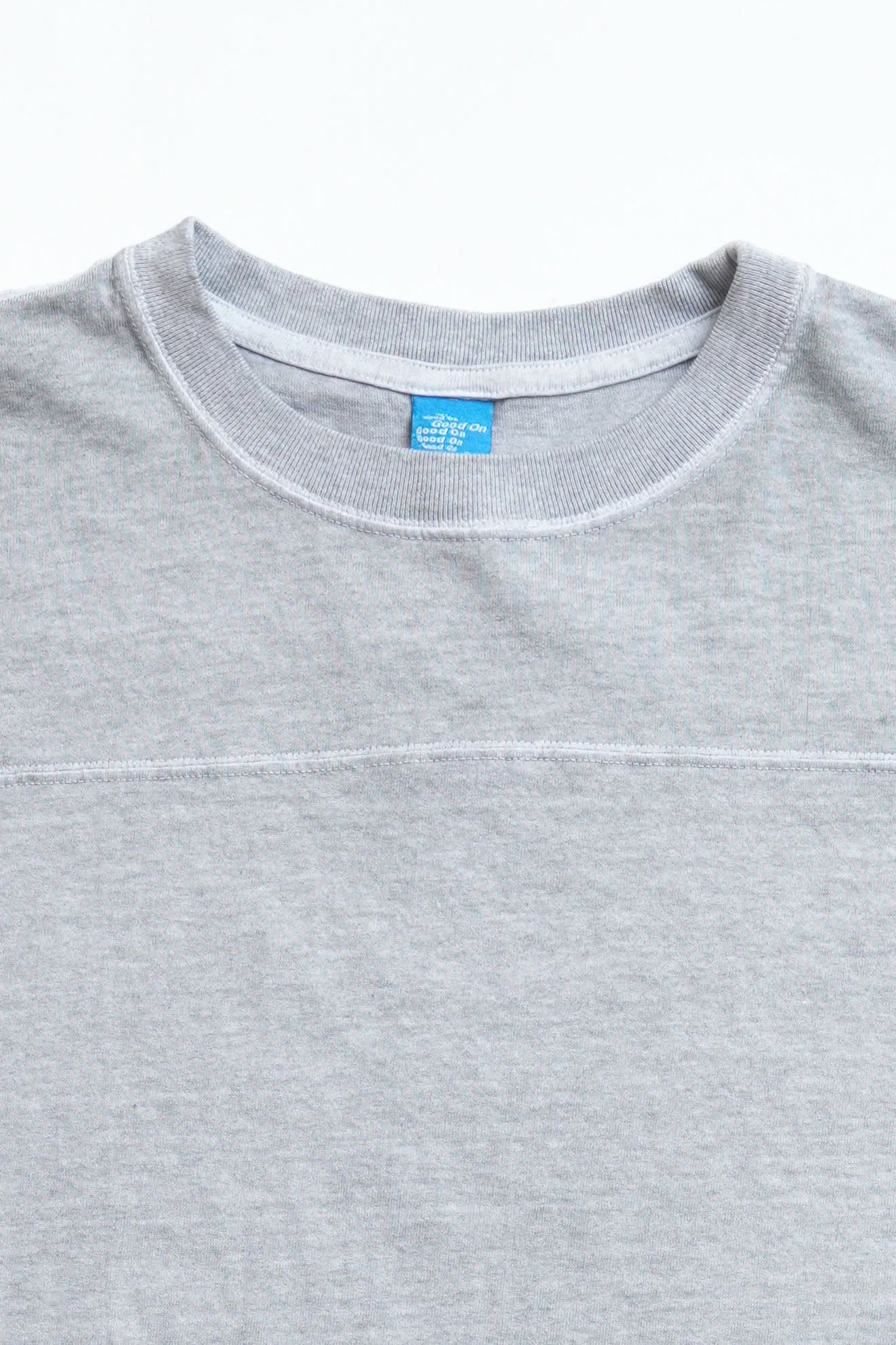 80s’ FOOTBALL TEE L/S - P ASH