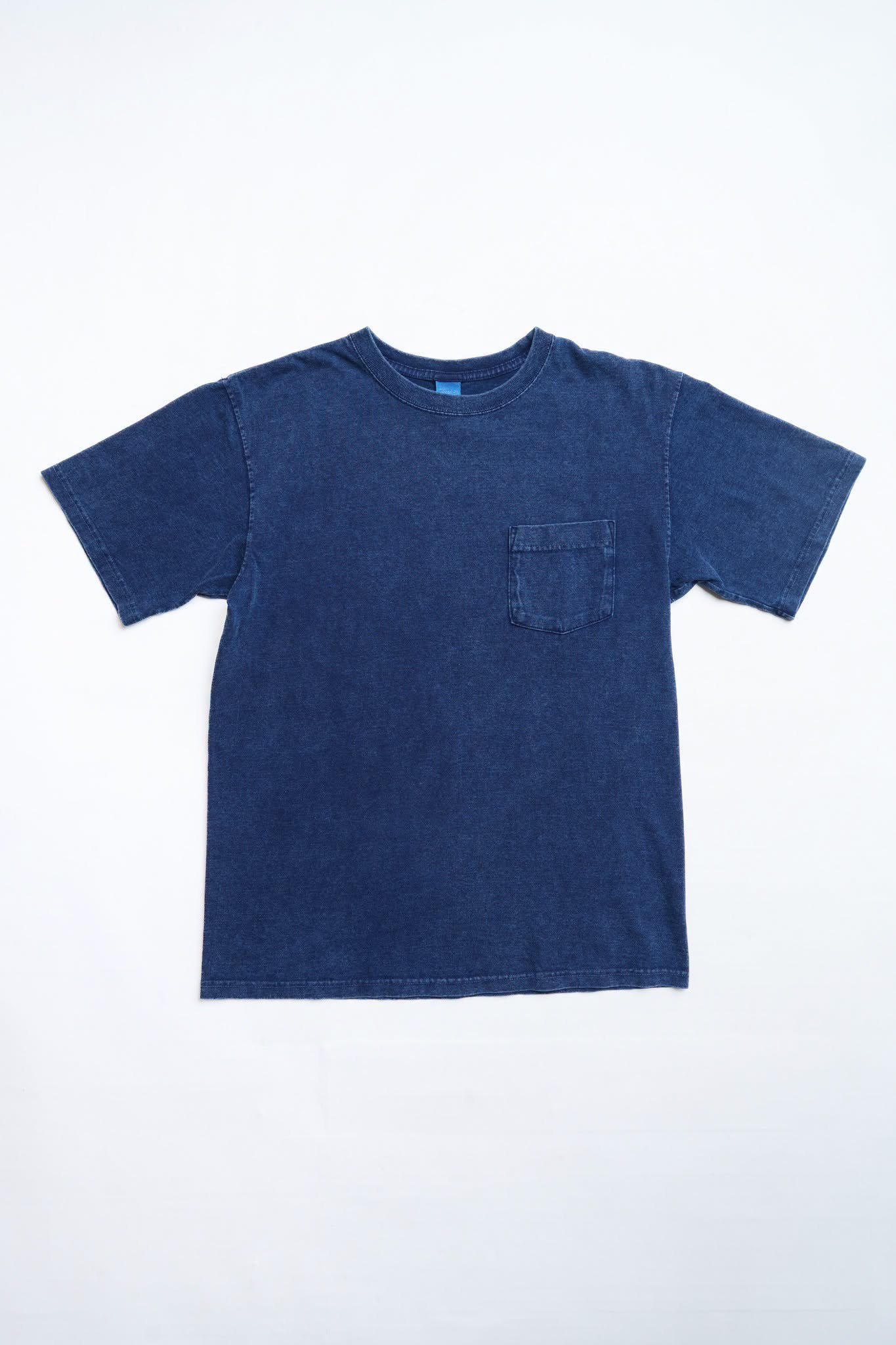 CREW POCKET TEE S/S - INDIGO
