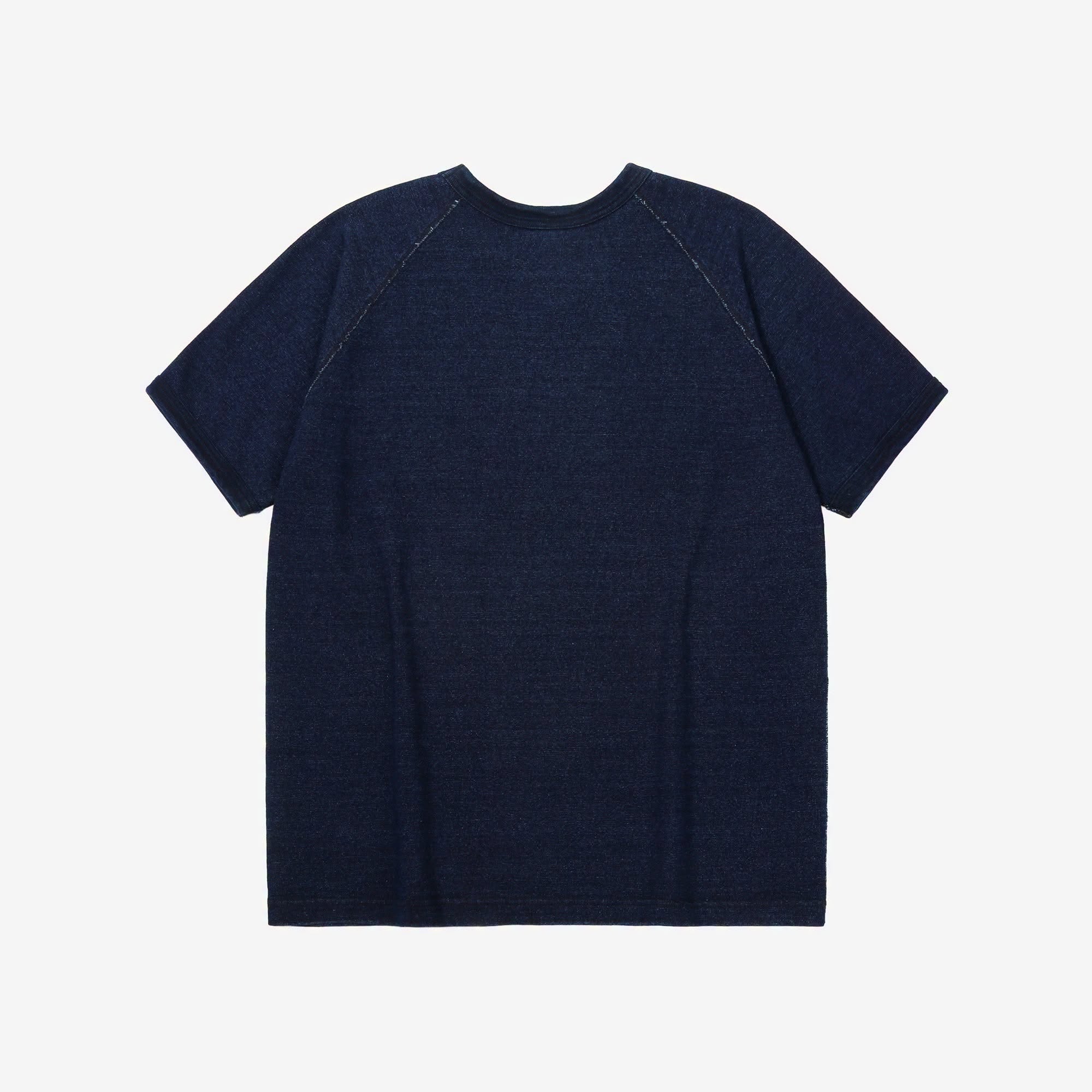 5411-ID 11oz Super Heavyweight Jersey Raglan T-shirt - INDIGO