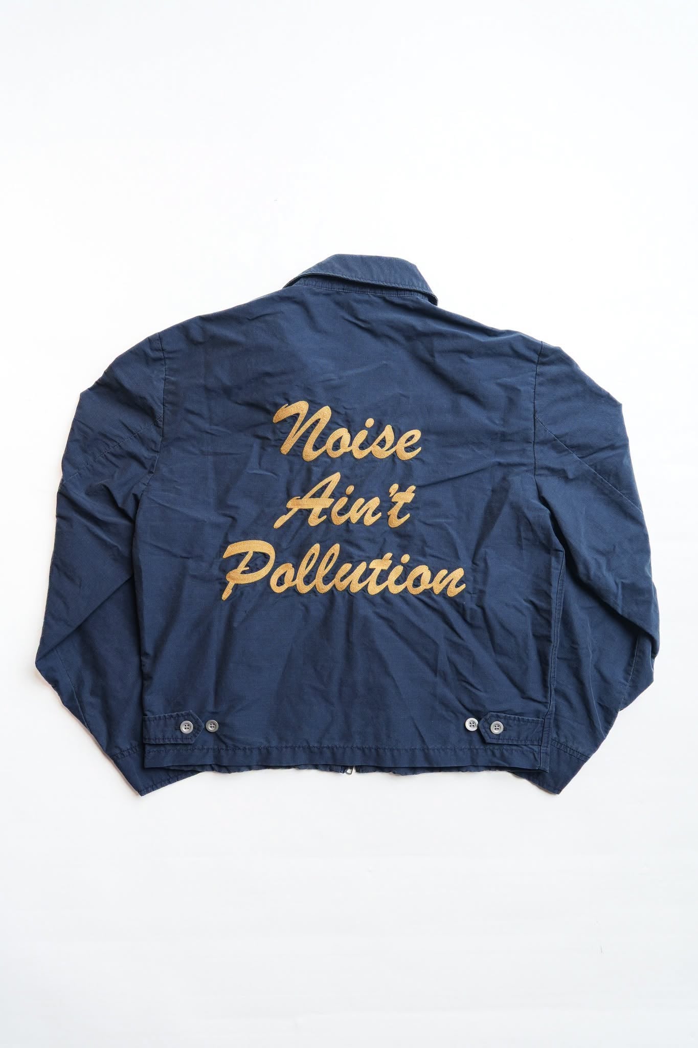 NYLON US NAVY PATTRIOT WINDBREAKER - INDIGO