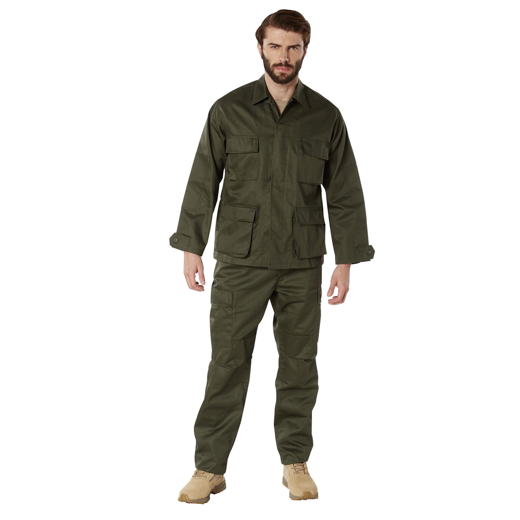 Twill BDU Shirt - OLIVE DRAB