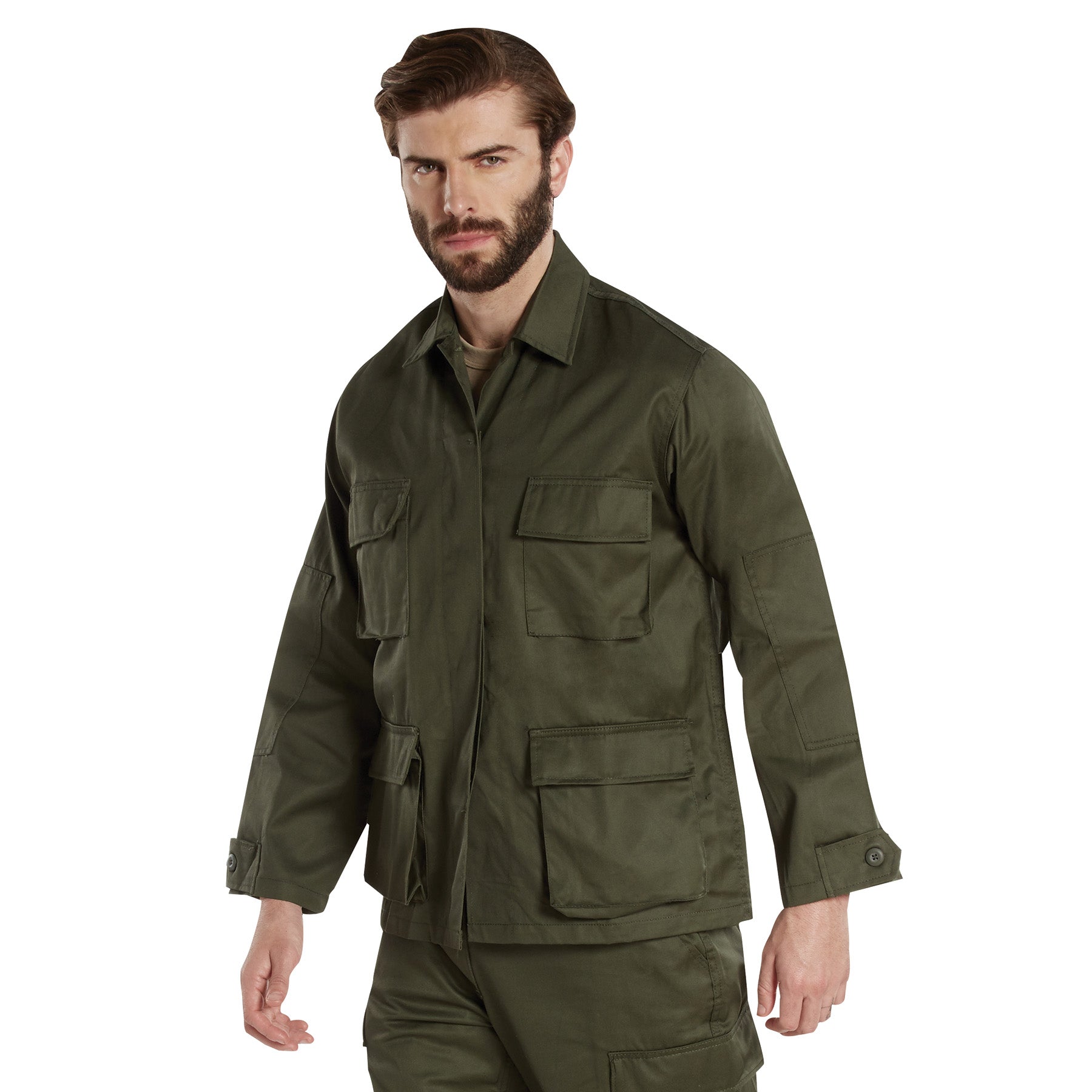 Twill BDU Shirt - OLIVE DRAB