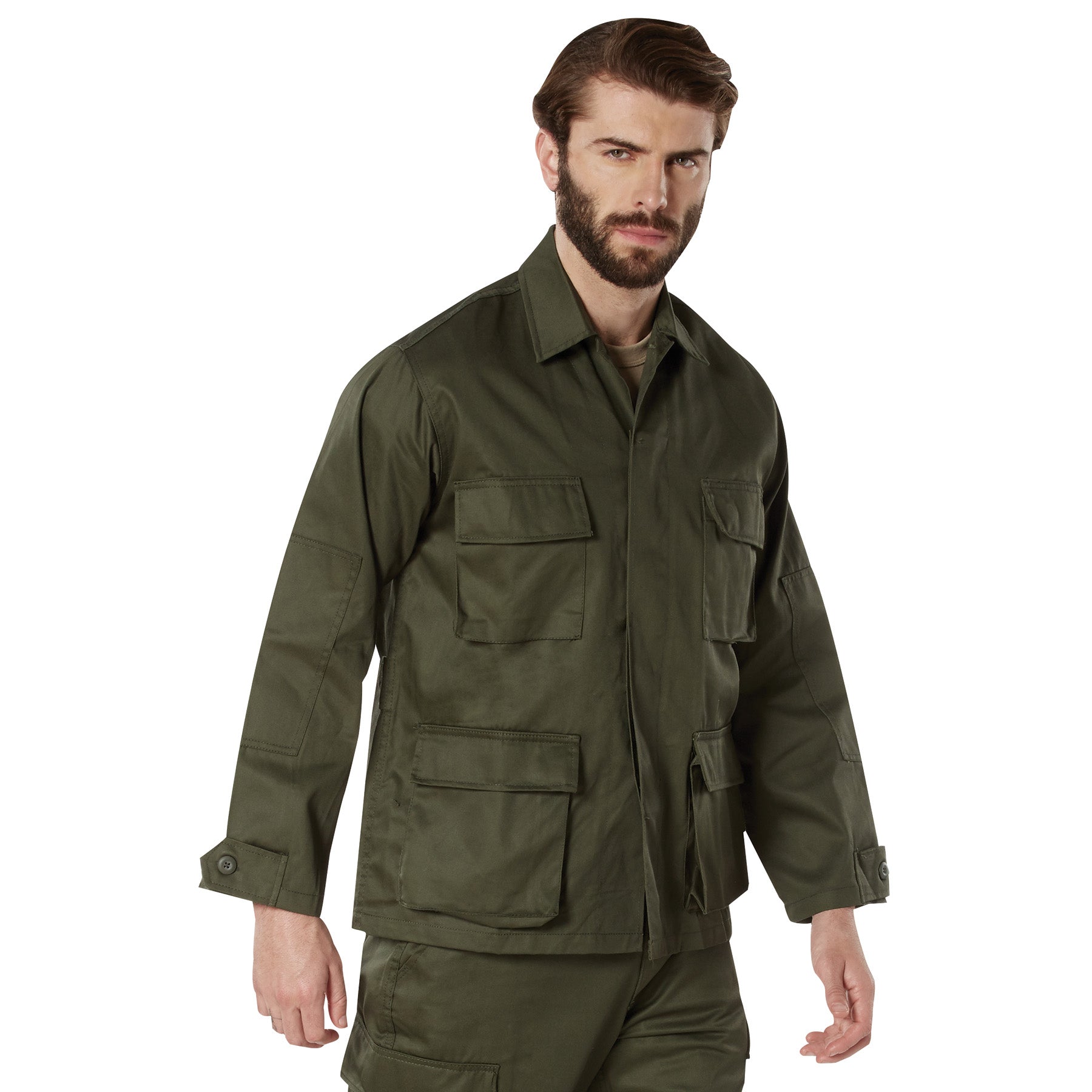 Twill BDU Shirt - OLIVE DRAB