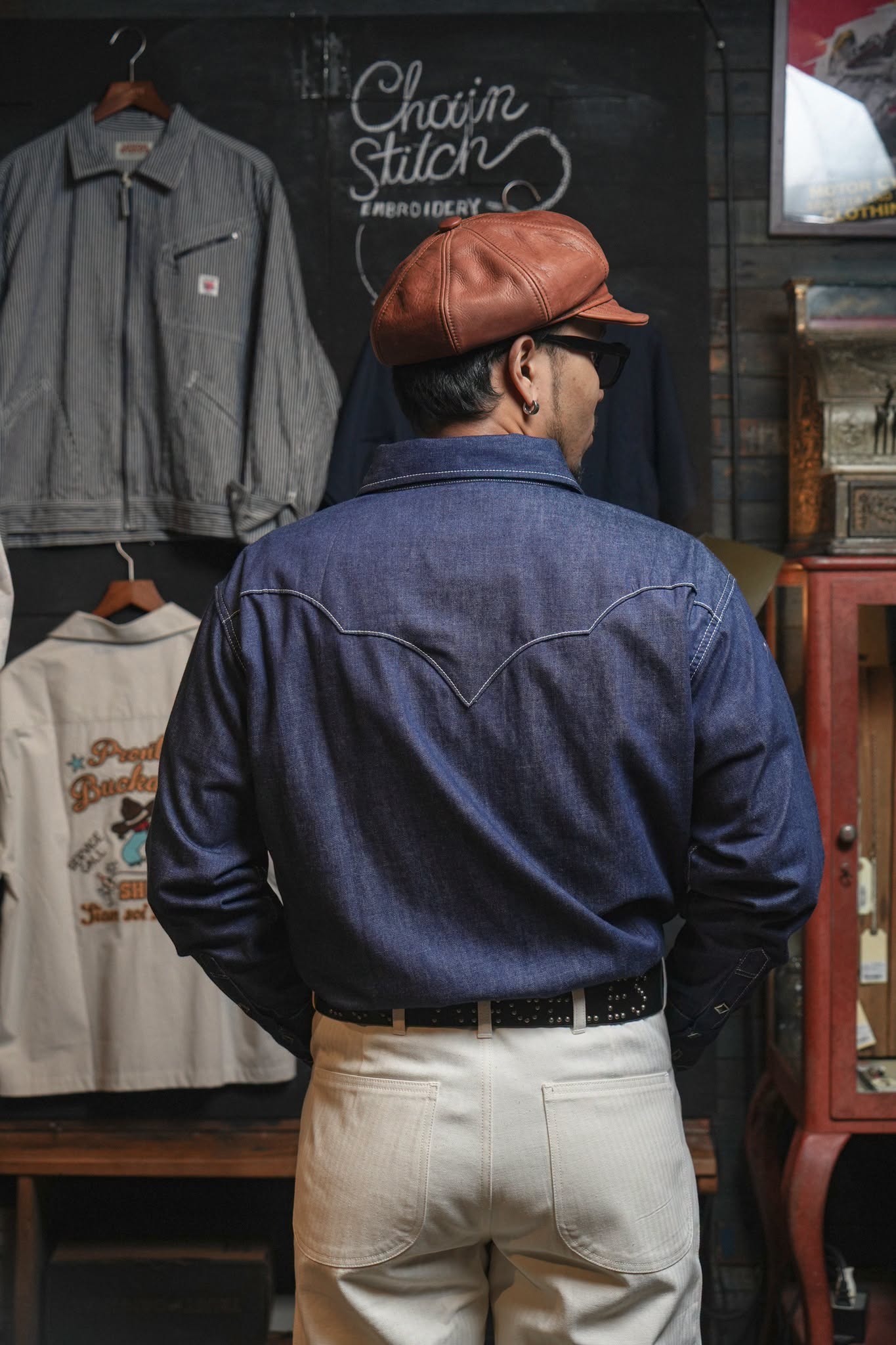 Mod Western Shirt - Indigo Selvedge