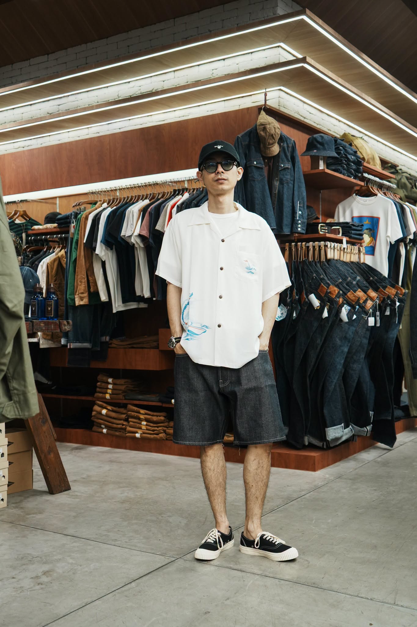 OG 40's shorts - 12.5oz Rayon Blend Selvedge