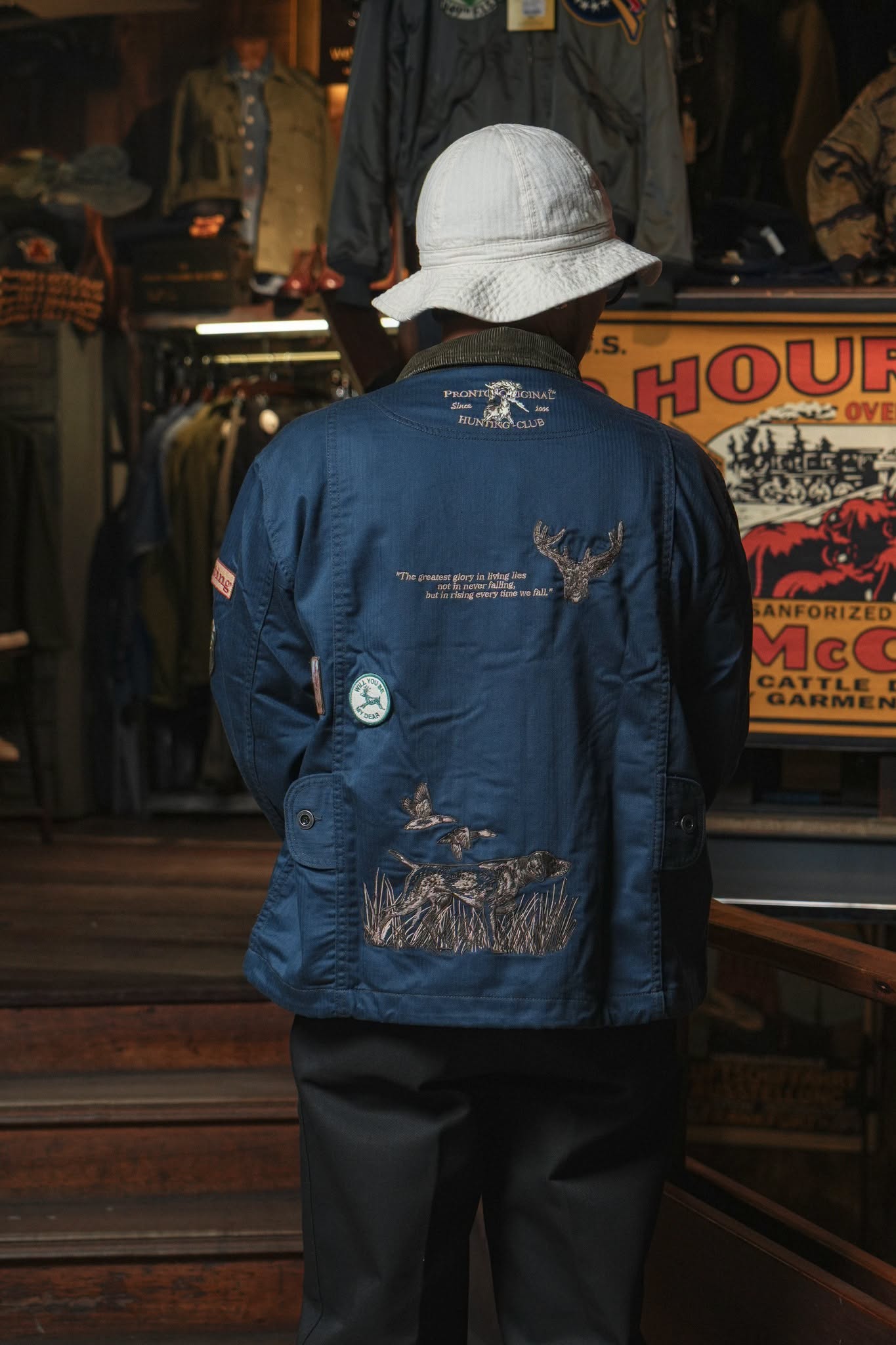 Original Hunting Jacket - Navy HBT