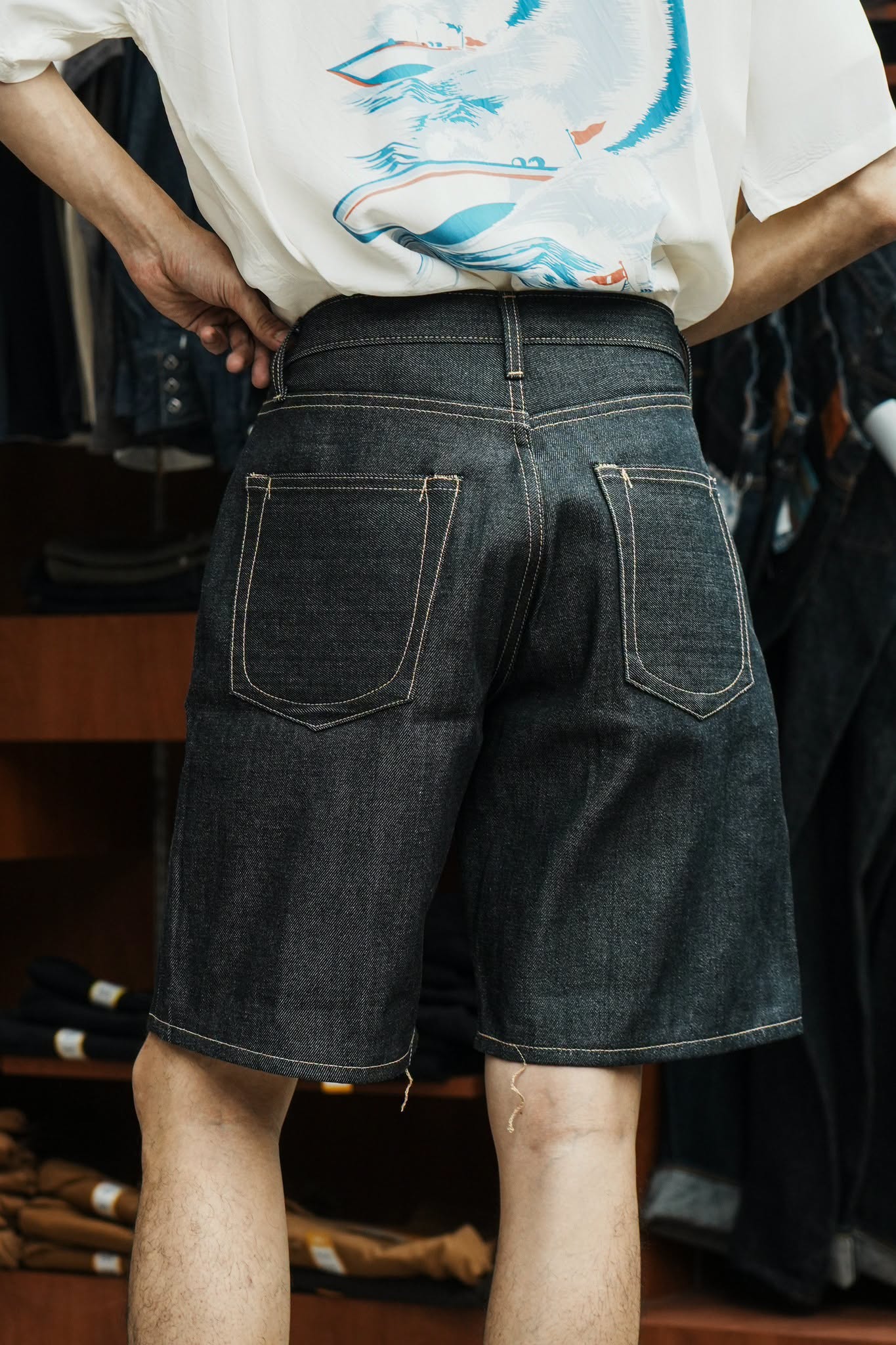 OG 40's shorts - 12.5oz Rayon Blend Selvedge
